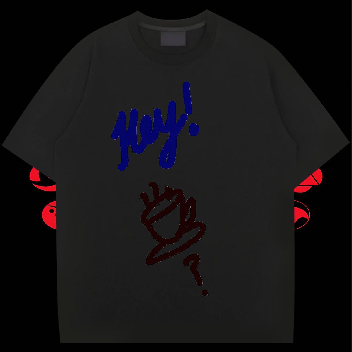 Popular Men Tshirts 230g Pure Cotton Daily Wear letter Custom Printed Breathable Short Sleeve Classic Casual T Shirt For Man Tops Tees