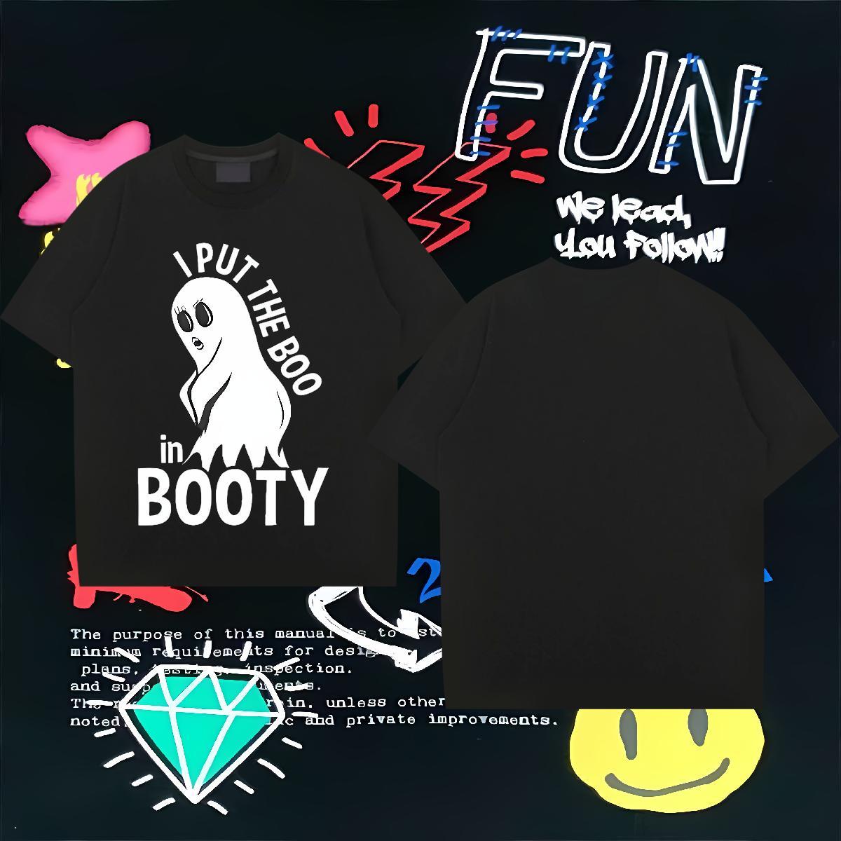 Free Shipping Mens T Shirts 230g Pure Cotton halloween Home Outdoor Tops Shirt O-Neck Short Sleeve Classic Men Tees Anime