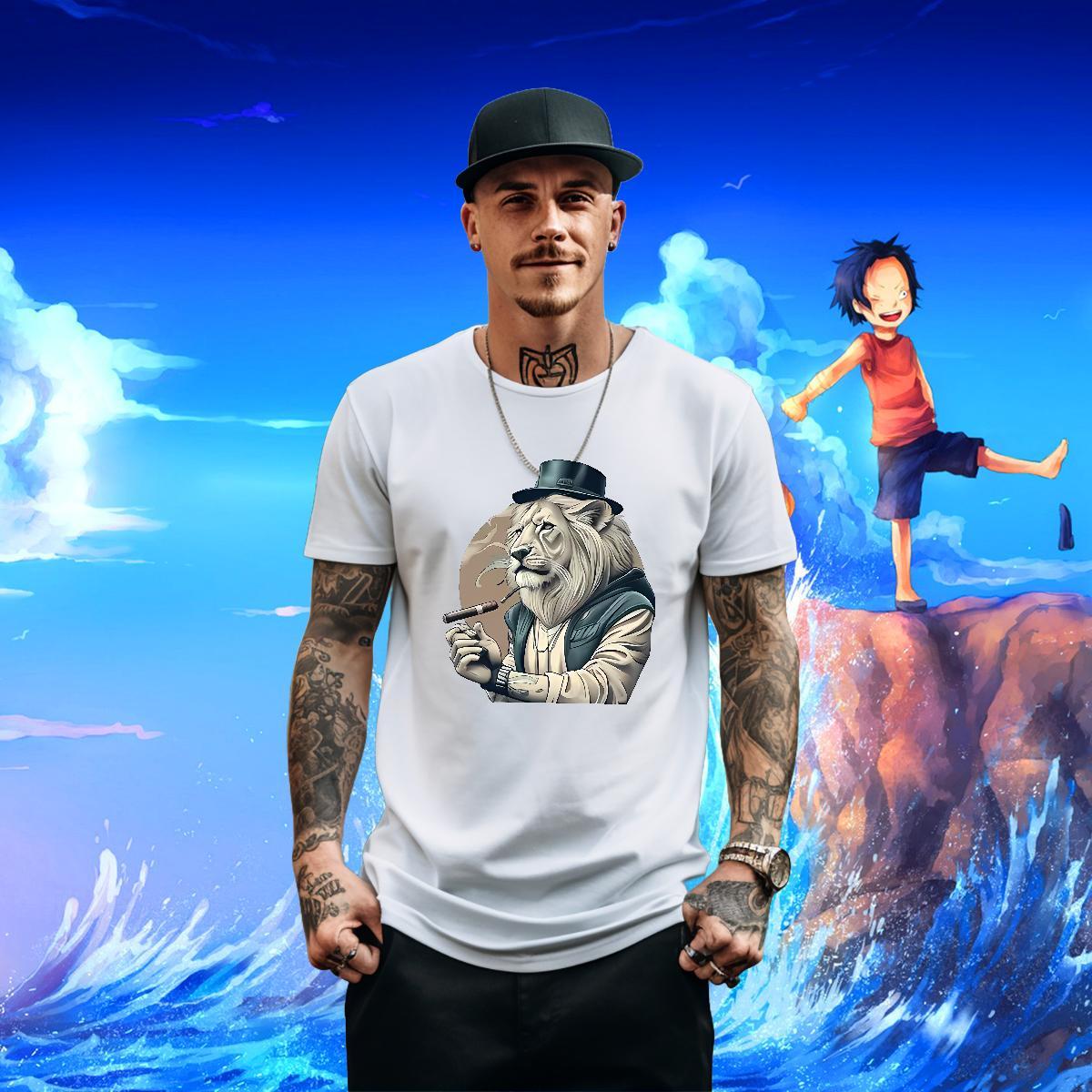 2024 DIY T shirt 230g Cotton Casual Tops Tees O Neck Short Sleeves Loose Men Tops Tees White Plus Size