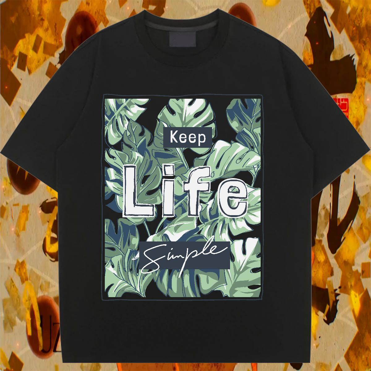 Nice T Shirts Women Breathable Crew Neck Womens Tshirts Plus Size Cartoon tree Hip Hop Street 230g Pure Cotton Fashion Casual Wear