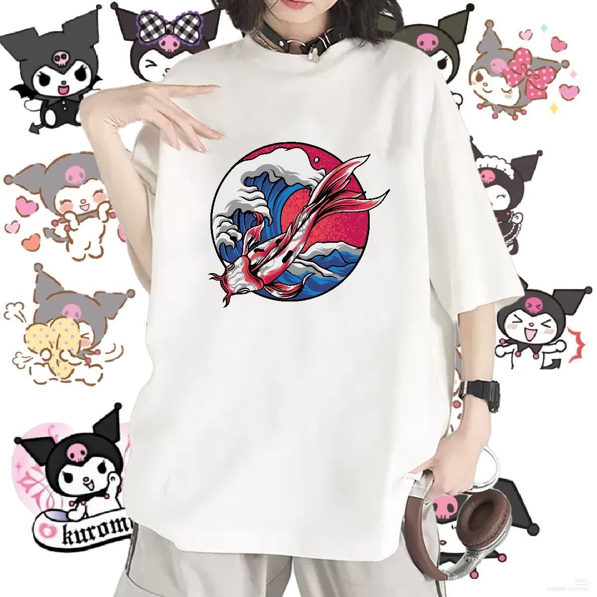 High quality T-Shirts Breathable Crew Neck Women Tees DIY Printed Sports Street Wear 230g Cotton Stylist Top Shirts