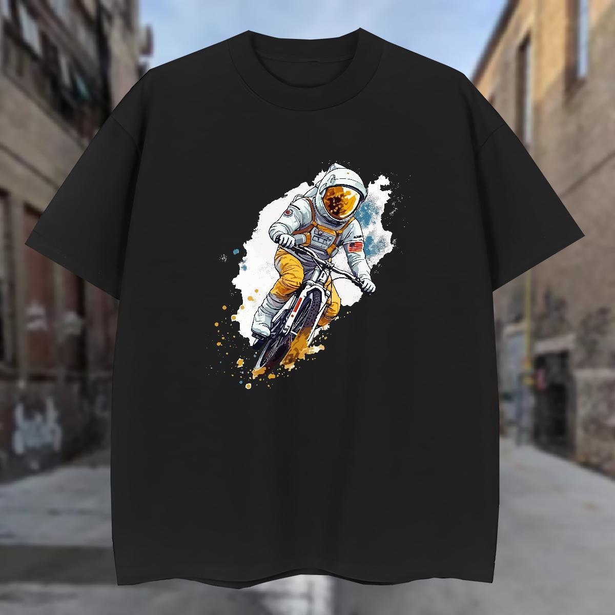 T-Shirts 230g Pure Cotton universe Hip Hop Street Crew Neck Breathable DIY Tshirt for Man Woman New Designer Tops Shirt