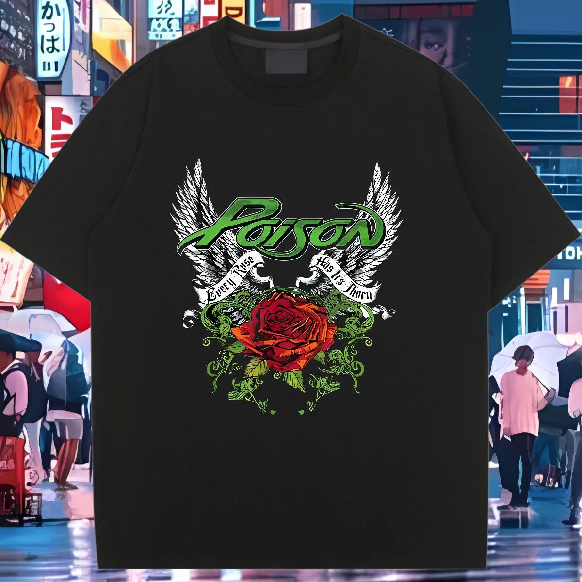 Designer Nice T Shirts Women Short Sleeve O-Neck Lady T shirt DIY Printed rose Sports Casual 230g Cotton 2024 Designer Polos