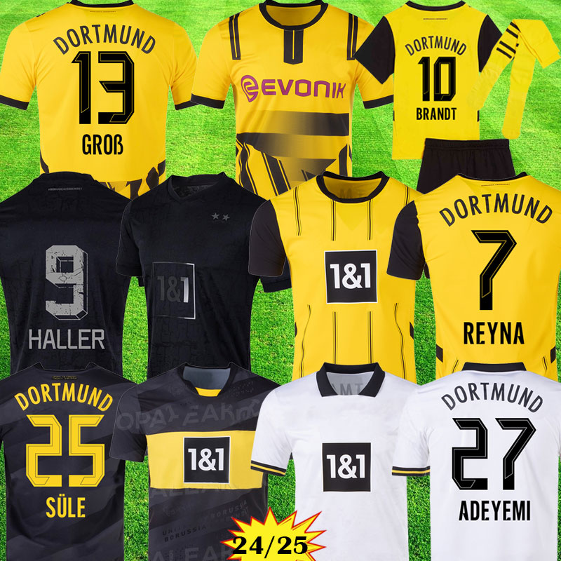GROSS BRANDT soccer jesey 24 25 HALLER 2024 2025 SABITZER football shirts top special MALEN all black SULE NMECHA men kids kit