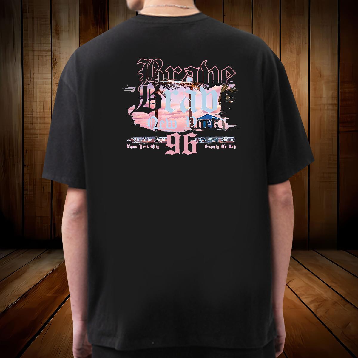 New Designer T Shirt For Man 100% Cotton 230g tree Sport Clothings Pure Cotton Unisex Men Clothes T-Shirt White Plus Size