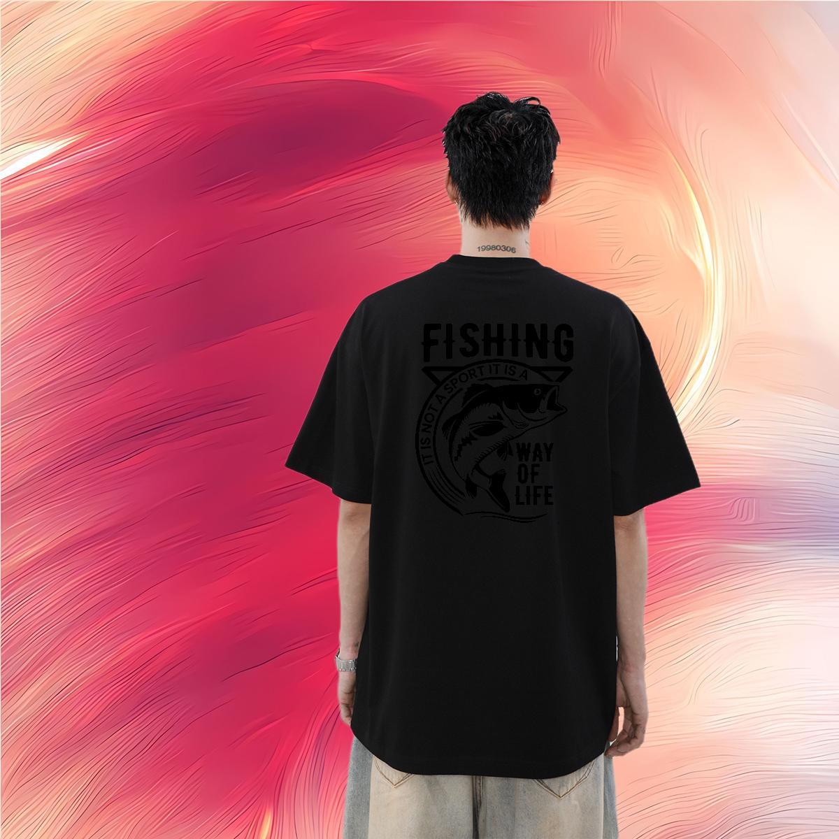 DIY T Shirt For Man 230g Pure Cotton Home Outdoor Clothings Breathable Crew Neck Cool Design Couples T Shirts Oversized 4XL