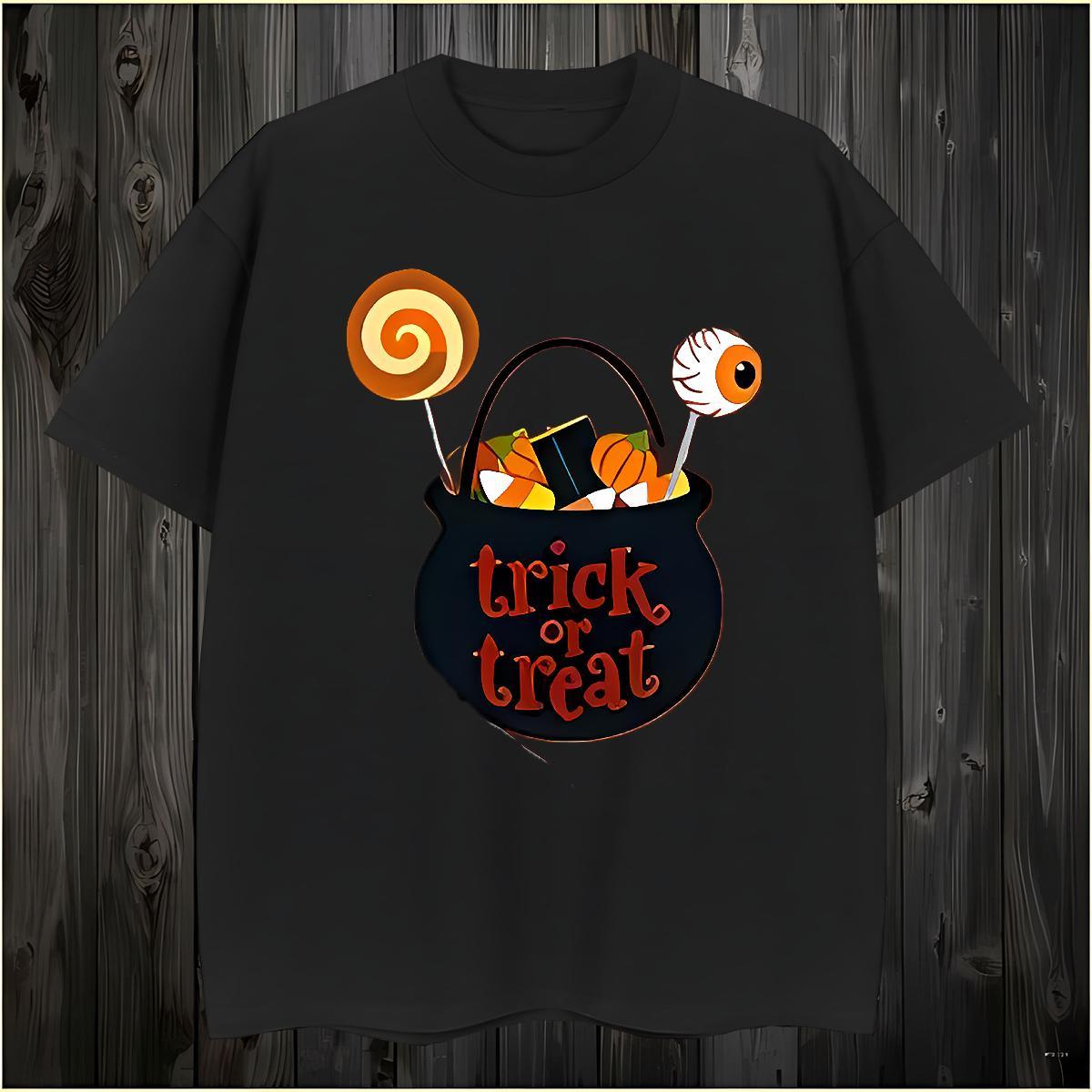 T Shirt For Man 100% Cotton 230g eyeball Anime Printing Street Breathable Crew Neck Cartoon Printing L-4XL Tshirt for Man Woman Free Shipping Brand Po