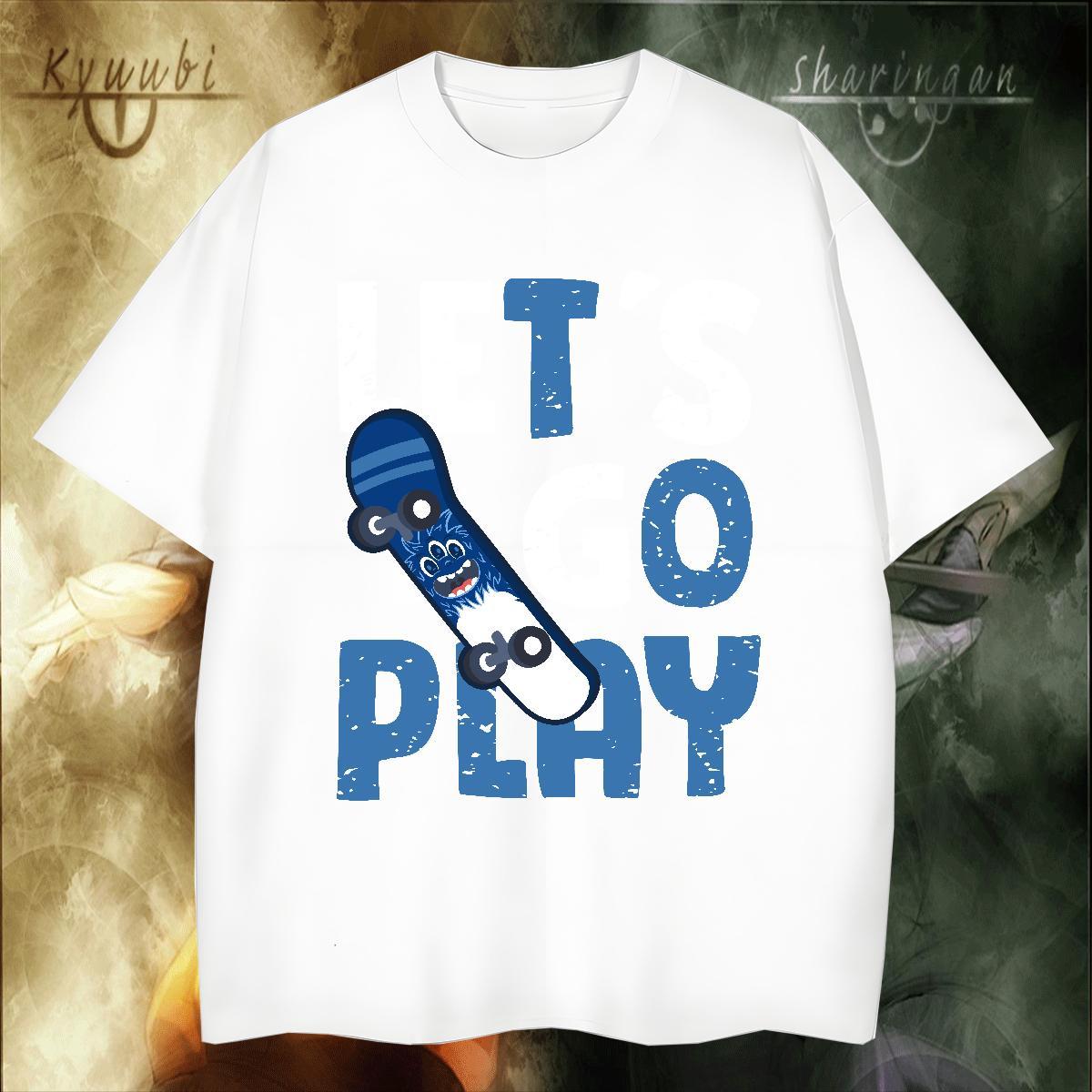 Unisex Men Tshirts 230g Pure Cotton Sport letter Custom Cartoon Short Sleeve Soft 2024 Summer Man T Shirts Top Tees