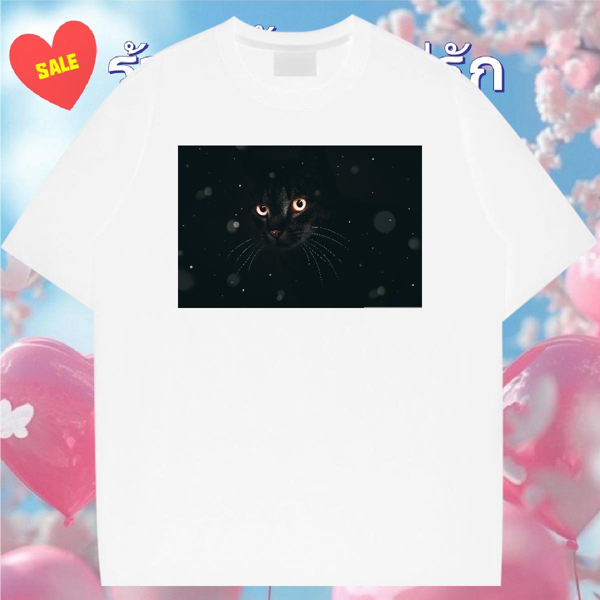 2024 Designer Man T Shirts 230g 100% Cotton cat Casual Beach Tee Shirt Round Neck Short Sleeve Soft Men Tops Tees Custom Printing