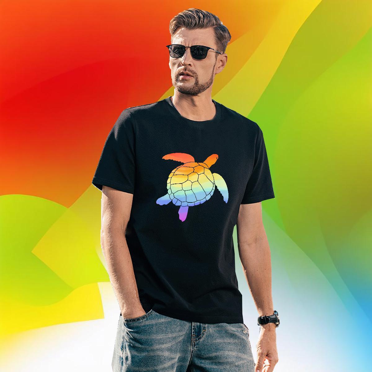 Loose Fit Tshirt for Man Woman 230g 100% Cotton Spring Summer tortoise Custom Printed Breathable Short Sleeve Wholesale Man T Shirts Polos