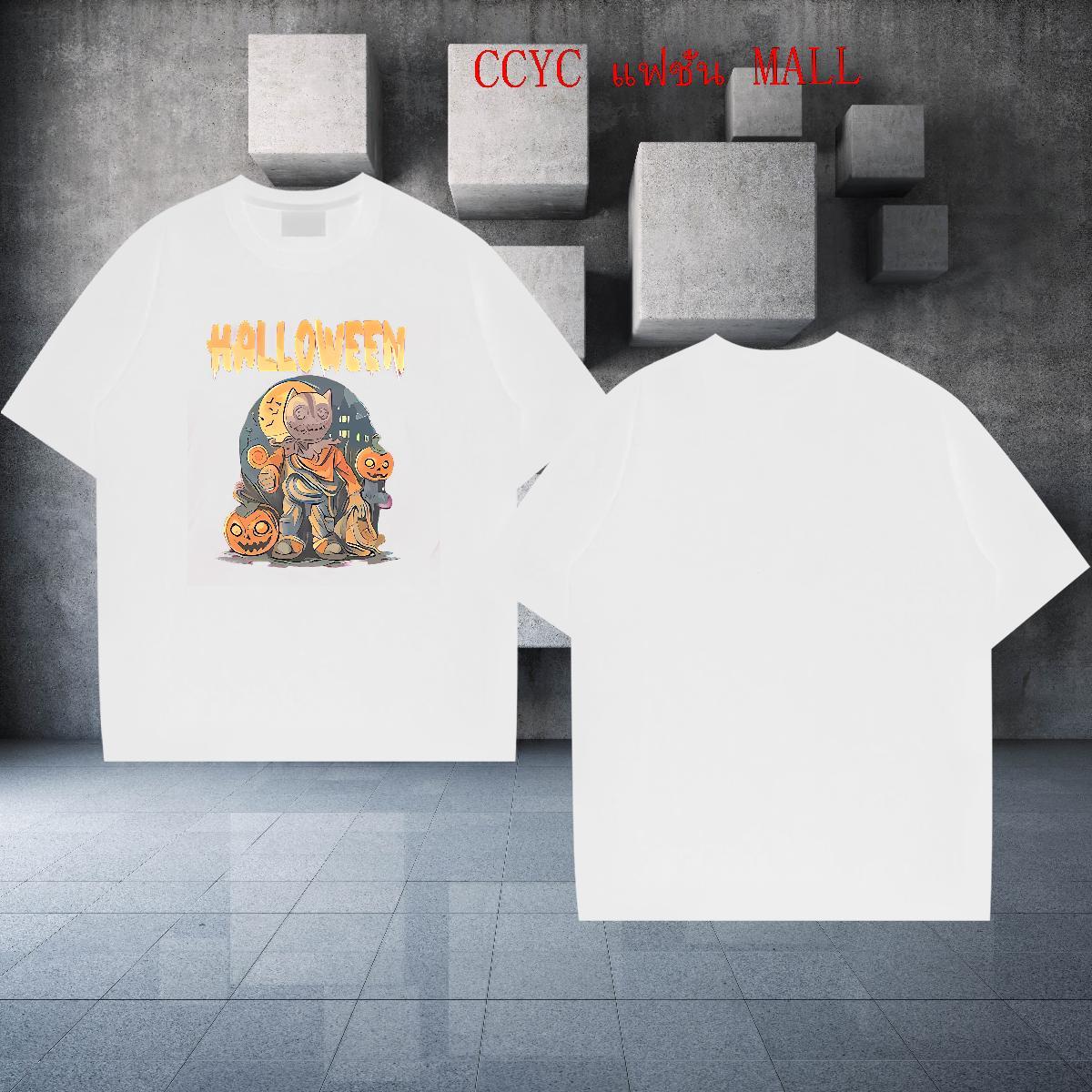 2024 Men T Shirts 230g Cotton monster Hip Hop Street Polos Round Neck Short Sleeve High Quality Tshirts Oversized 3XL 4XL