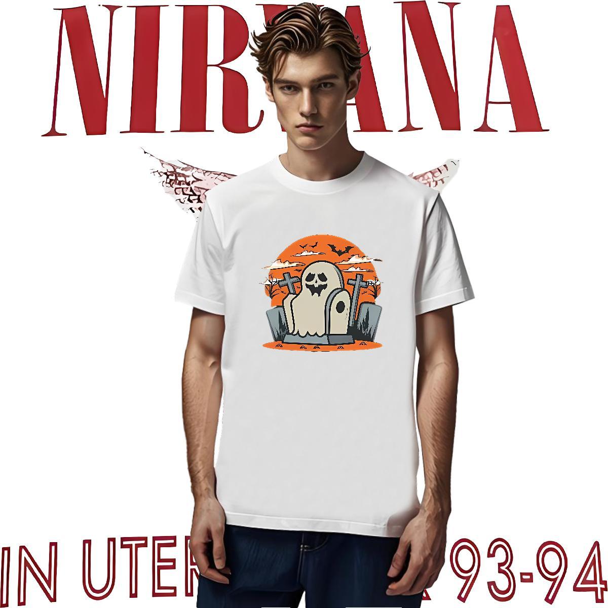 2024 New Men T Shirts 100% Cotton 230g halloween Street wear Hip Hop Tops Tees Breathable Short Sleeve Brand Men Tees DIY Logo Oversized