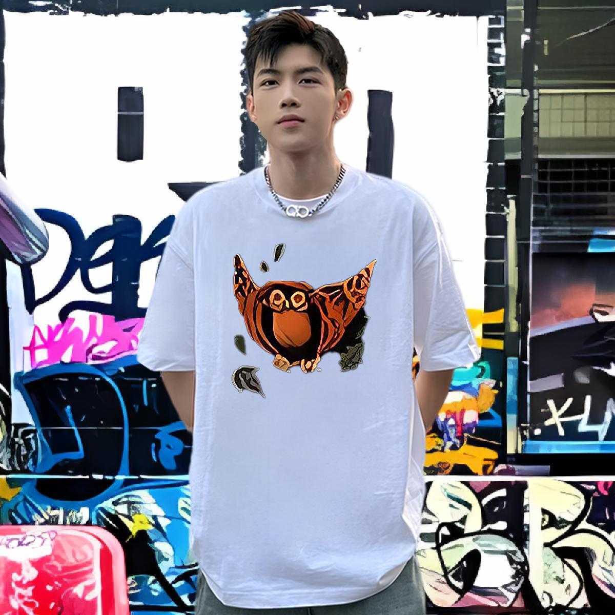 Fashion Designer Man T Shirts 230g Cotton halloween Street Casual Top Tees Crew Neck Breathable High Quality Men Tees Custom Cartoon