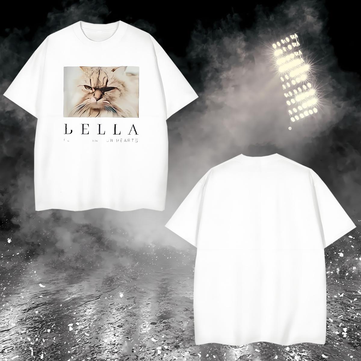 New Designer T Shirts Men 230g Cotton cat Beach Tops Short Sleeve Soft TOP Quality Men Clothes T-Shirt Custom Big Size