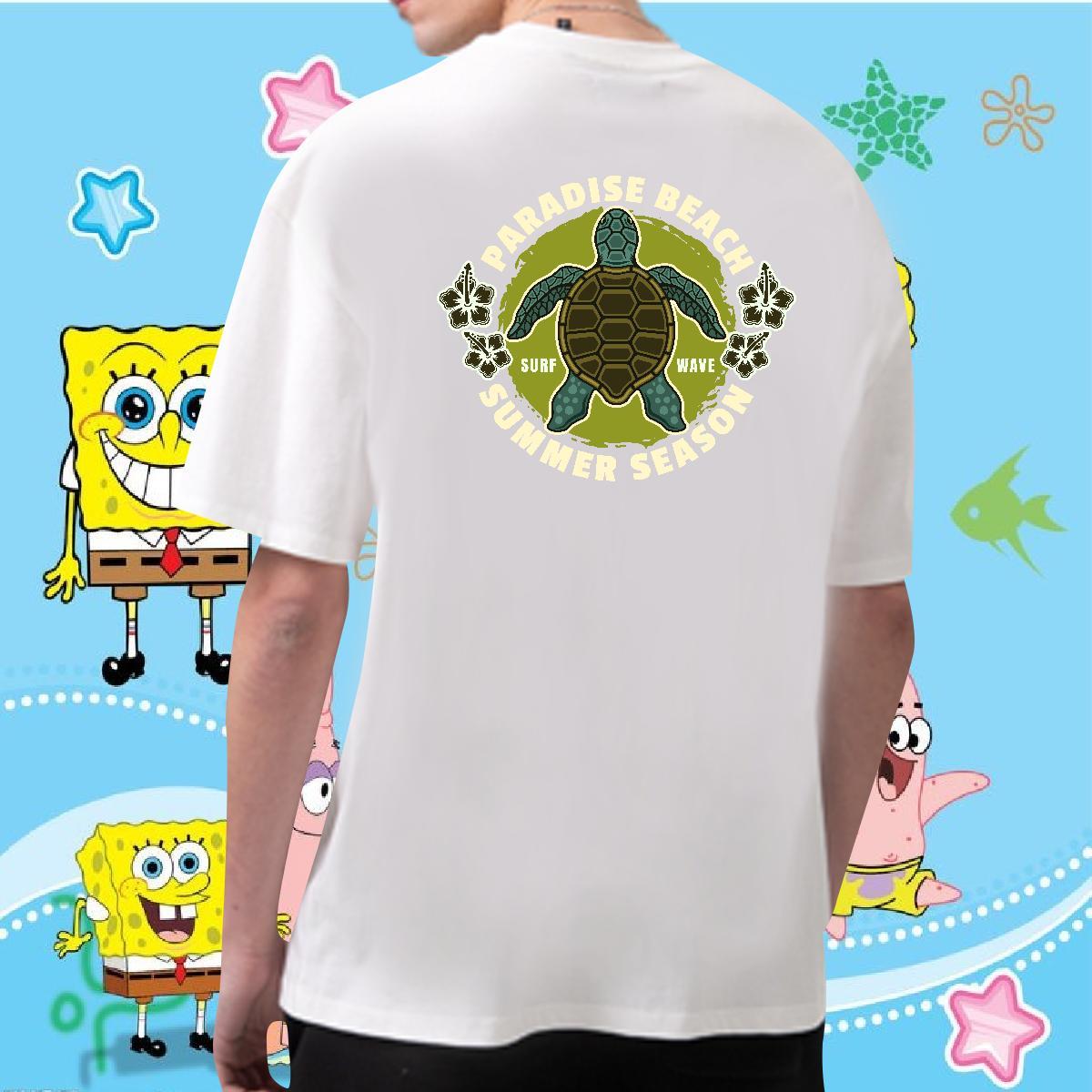 Designer Fashion T-Shirts for Men 100% Cotton 230g tortoise Sports Casual Tops Shirt Breathable Short Sleeve Comfortable Tshirts Asian Size