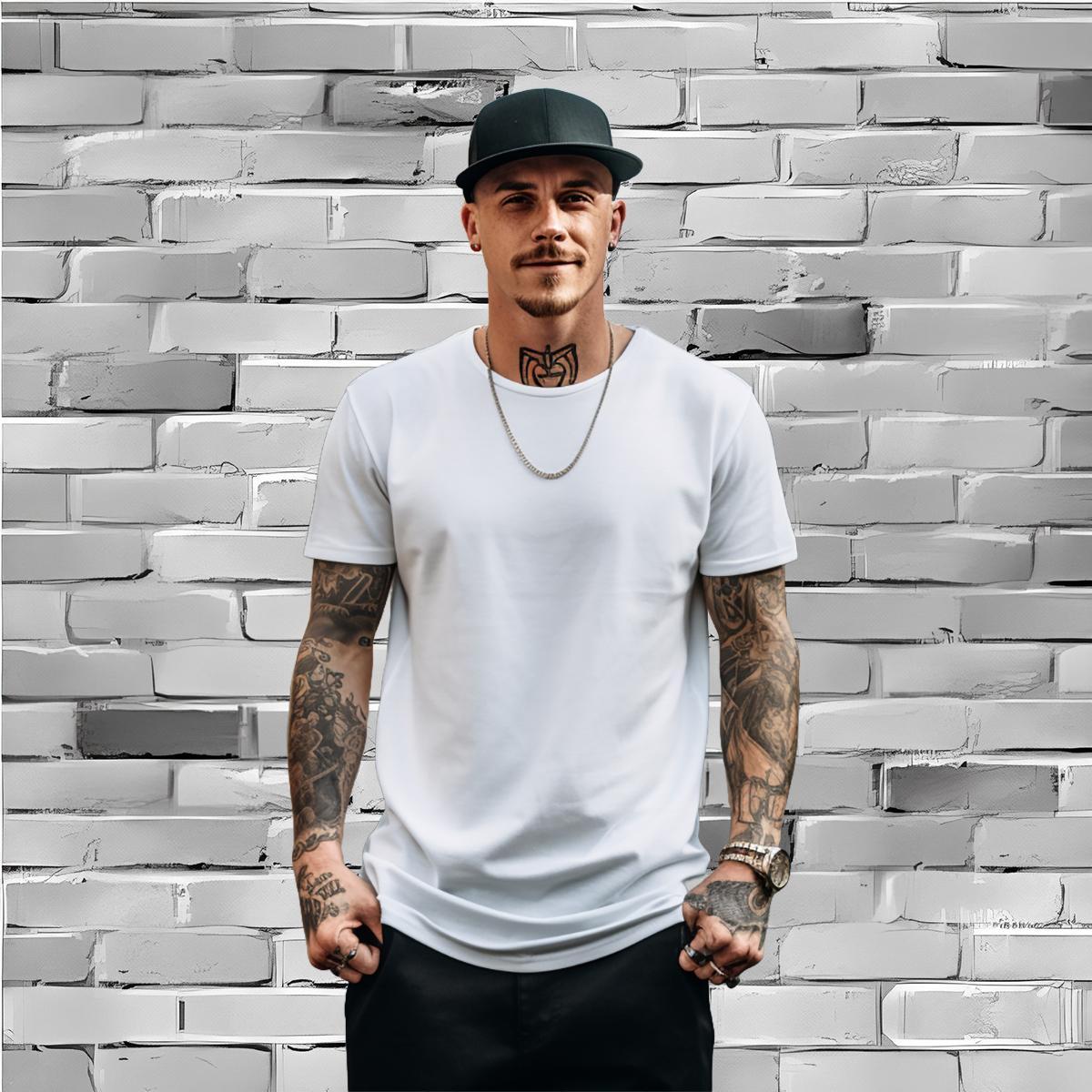 2024 T-Shirts 230g Pure Cotton halloween Home Outdoor Polos Breathable Short Sleeve TOP Quality Men Clothes T-Shirt DIY Printed