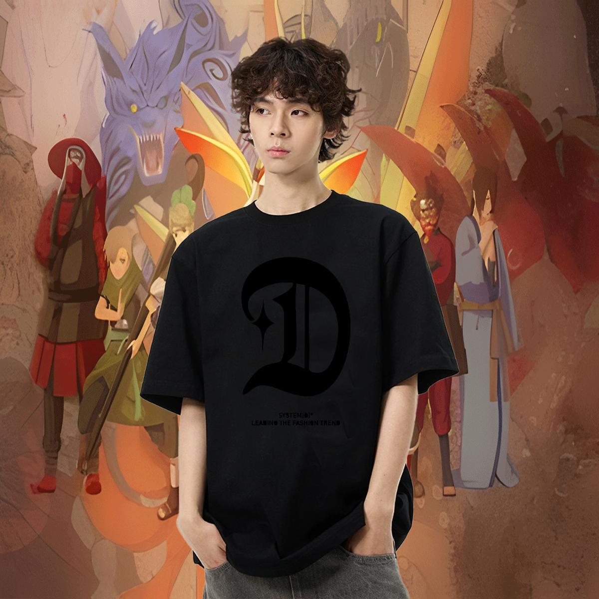 Cool Design Men Clothes T-Shirt 100% Cotton 230g Daily Outfit letter Custom Big Size O-Neck Short Sleeve Stylist Mens T Shirts Tops