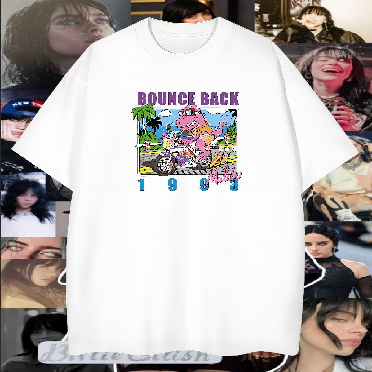 Classic T Shirts Men 230g 100% Cotton dinosaur Anime Printing Street Tshirts O Neck Short Sleeves Cool Men Clothes T-Shirt Cartoon Printing L-4XL