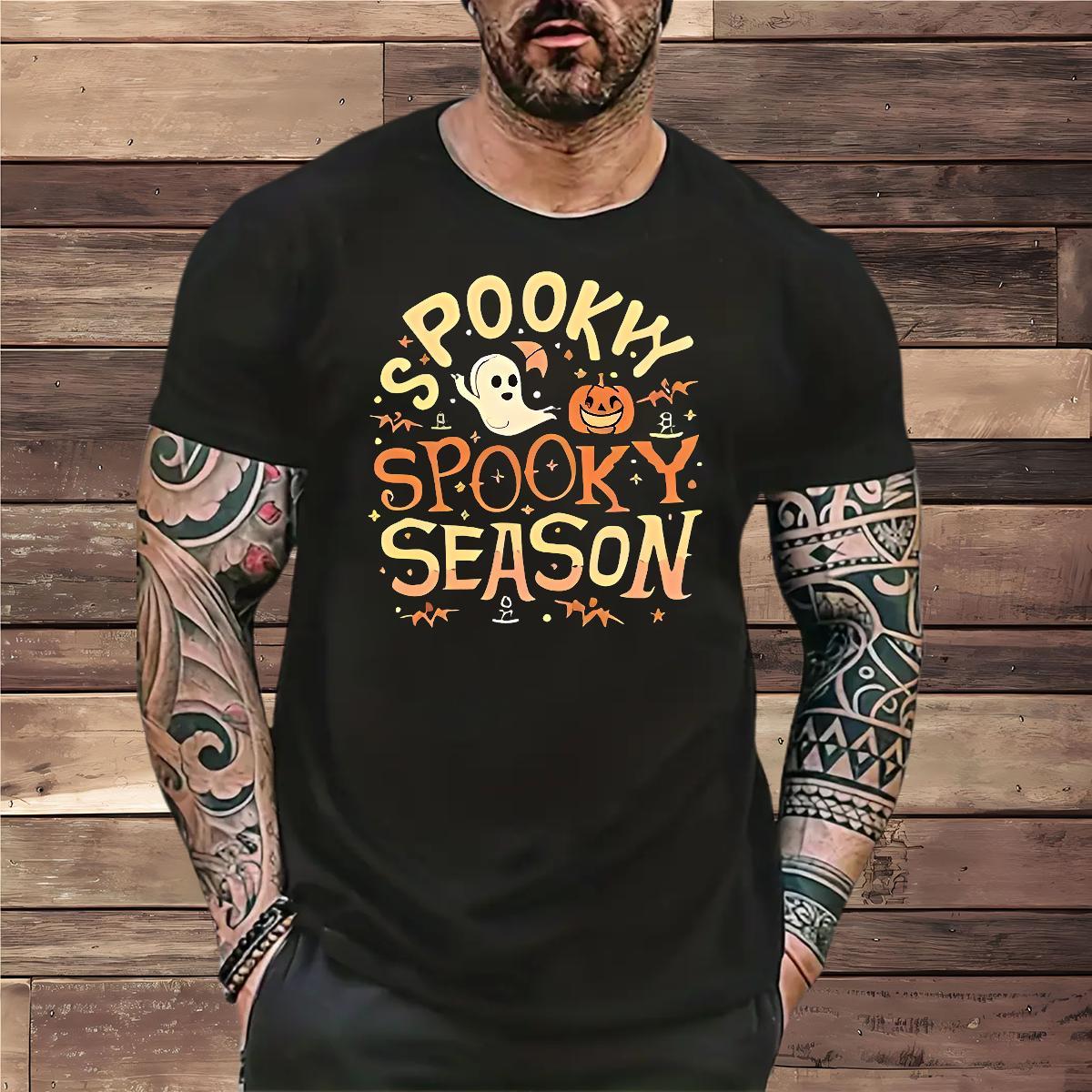 Fashion Design Mens T Shirts 100% Cotton 230g halloween Sports Casual Tee Shirt Breathable Short Sleeve Classic Tshirt for Man Woman White Plus Size