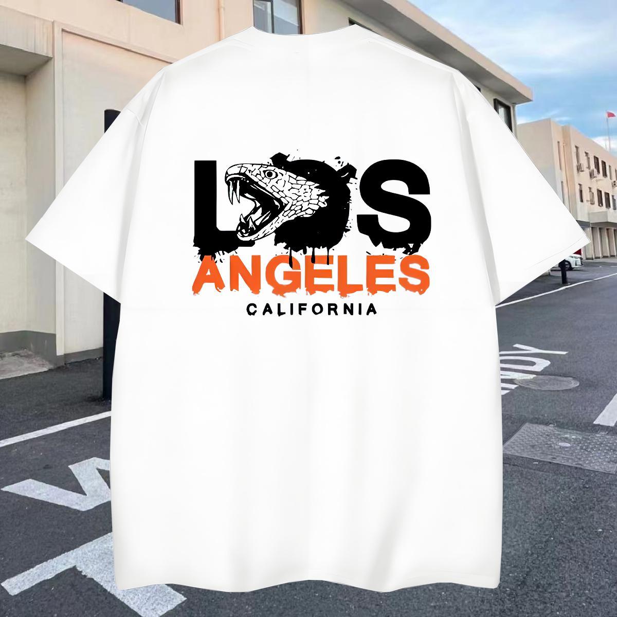 Designer Tshirt for Man Woman 230g Pure Cotton Street letter Anime Print Breathable Fashion Mens T Shirts Tees