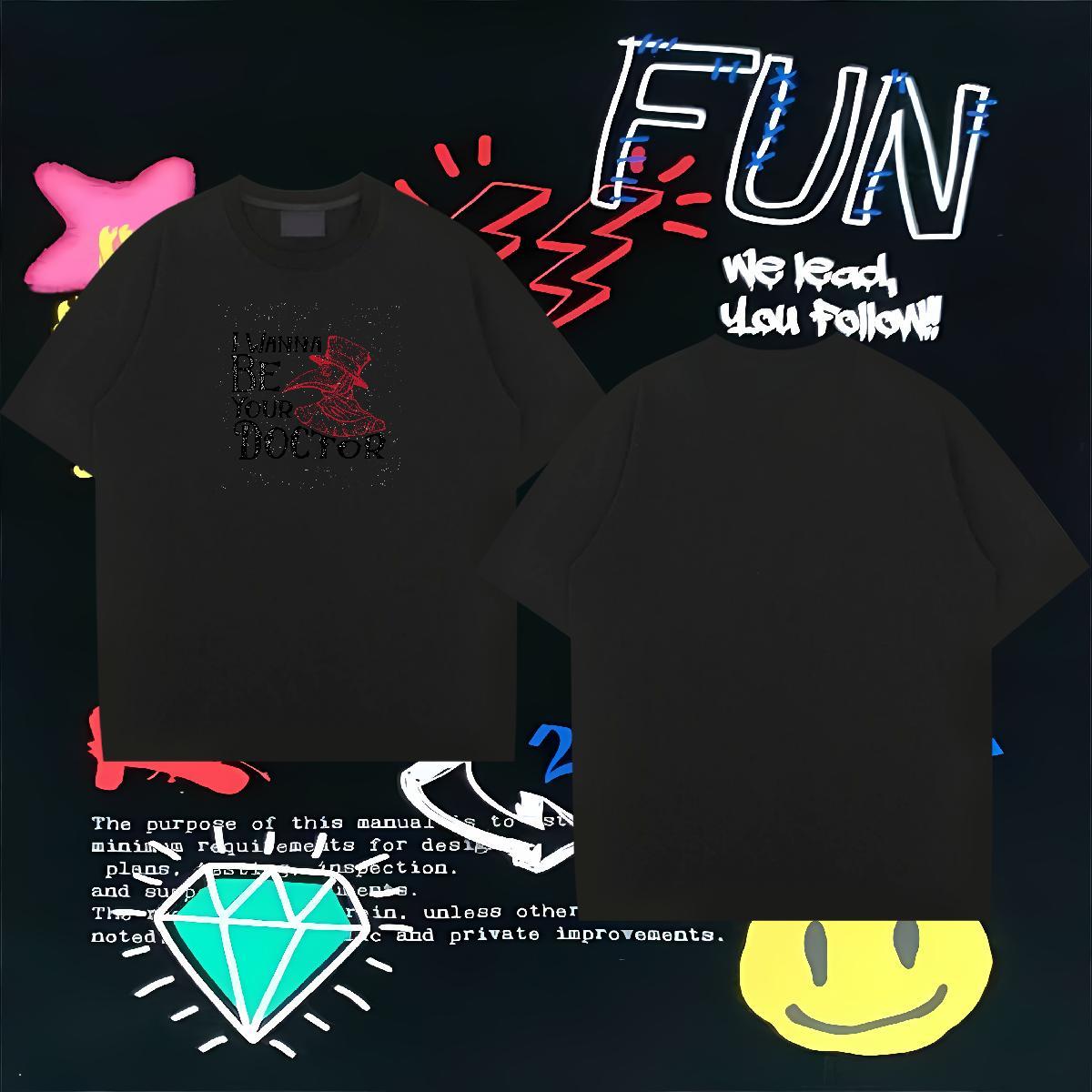 T Shirts Men 100% Cotton 230g bird Street wear Hip Hop Pure Cotton Oversized Mens Tshirts 2024 Designer TOP Quality Tops Tees