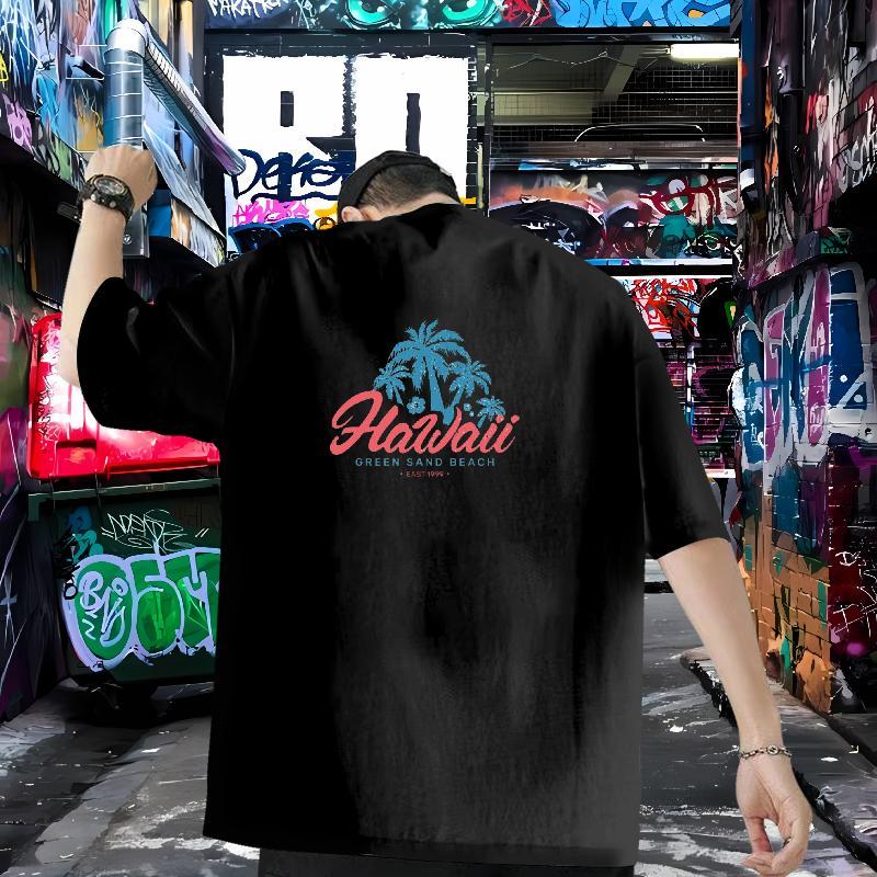 2024 Designer Mens T Shirts 230g 100% Cotton tree Summer Casual Tshirts Crew Neck Comfortable Men Tees Custom Big Size