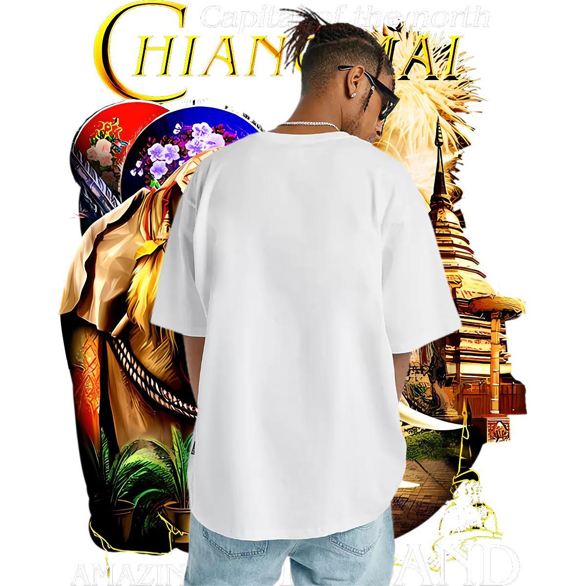 Popular Man T Shirts deer Short Sleeve Soft Outdoor DIY 230g 100% Cotton Couples T Shirts New Tshirts