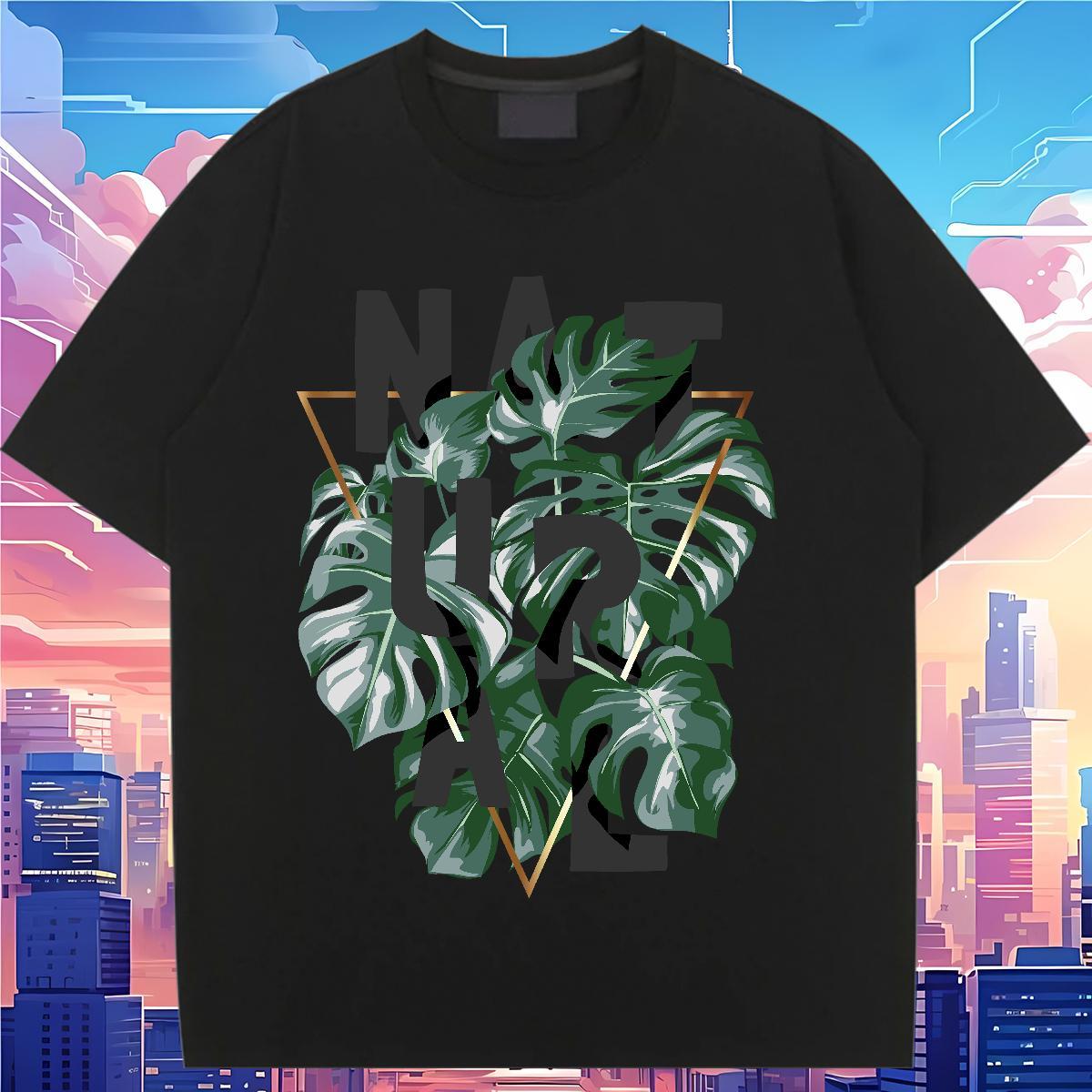 Female Woman T Shirts Breathable Women Tees Anime Print tree Hip Hop Street 230g Cotton New Top Tees