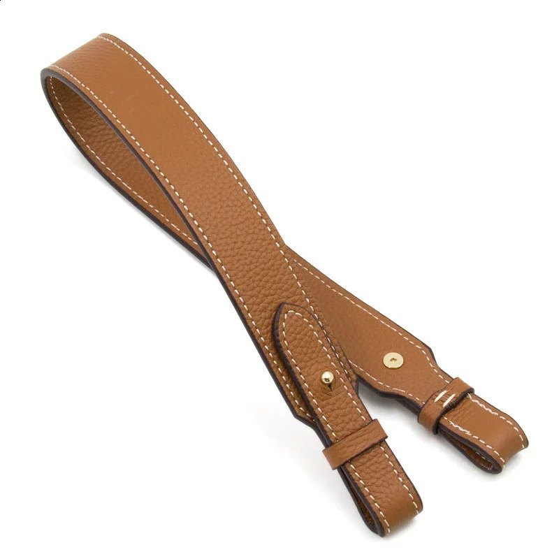 High Quality Genuine Leather Shoulder Bag Strap DIY Solid Color Cross Body Adjustable Belt Replacement Accessories 240805