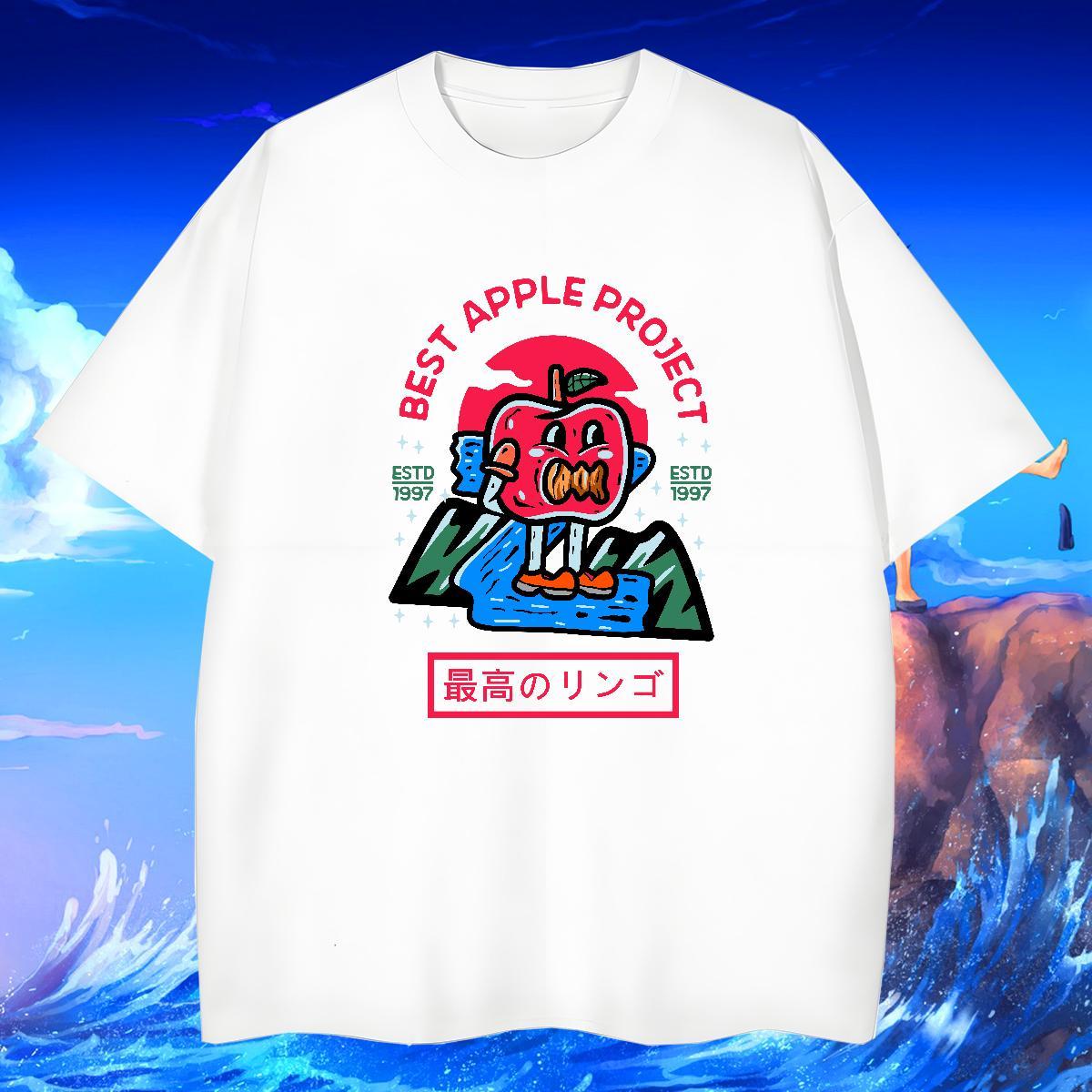 T Shirt For Man 230g Pure Cotton letter Street wear Hip Hop Breathable Short Sleeve DIY Logo Oversized Mens Tshirts New Designer Cool Tops Tees