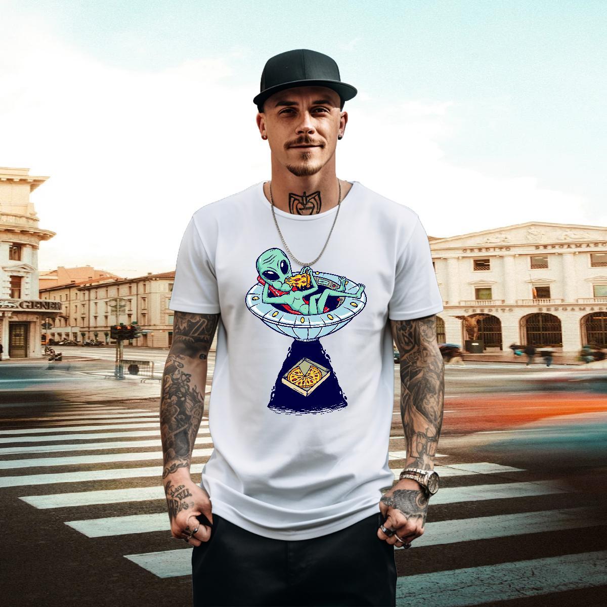 Soft Men Tops Tees 230g Pure Cotton Casual Daily Wear ET Skull Breathable Short Sleeve 2024 T-Shirts Tshirts