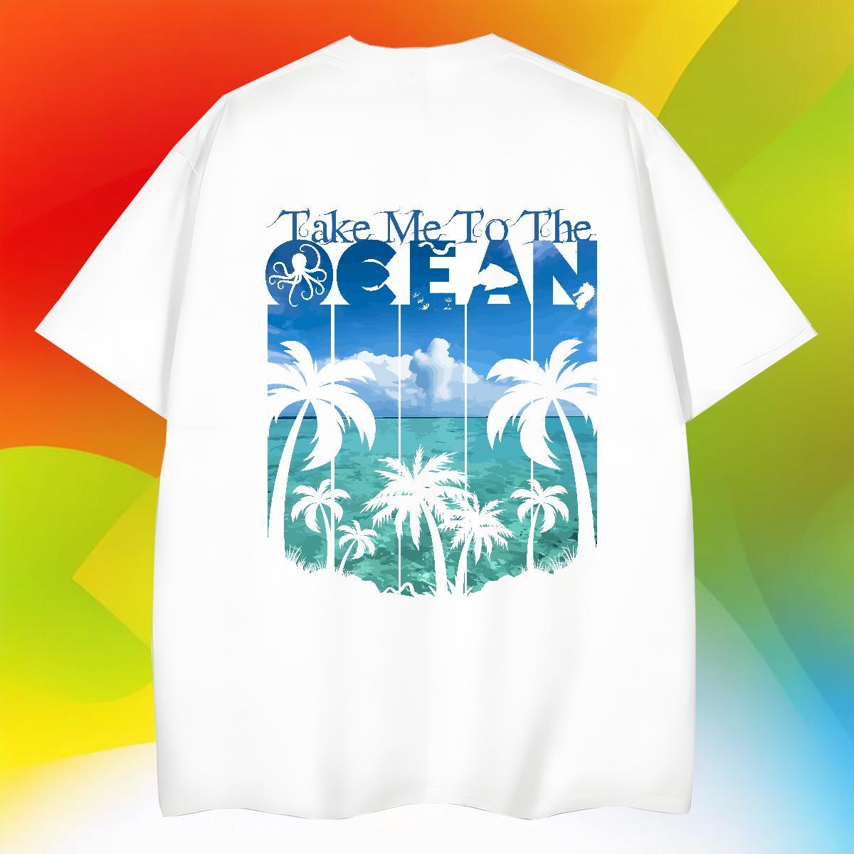 Wholesale Couples T Shirts 230g Pure Cotton Anime Printing Street Cartoon Printing L-4XL Breathable Short Sleeve DIY Customized T-Shirts Tee Shirt