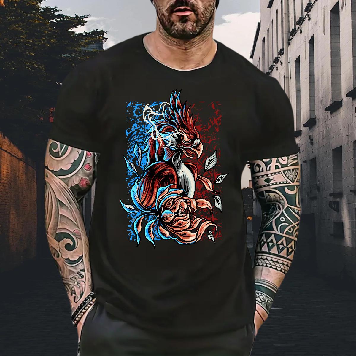 Cool Tshirt for Man Woman 230g 100% Cotton Casual Daily Wear eagle Plus Size Custom Short Sleeve Soft 2024 New T shirt Tshirts