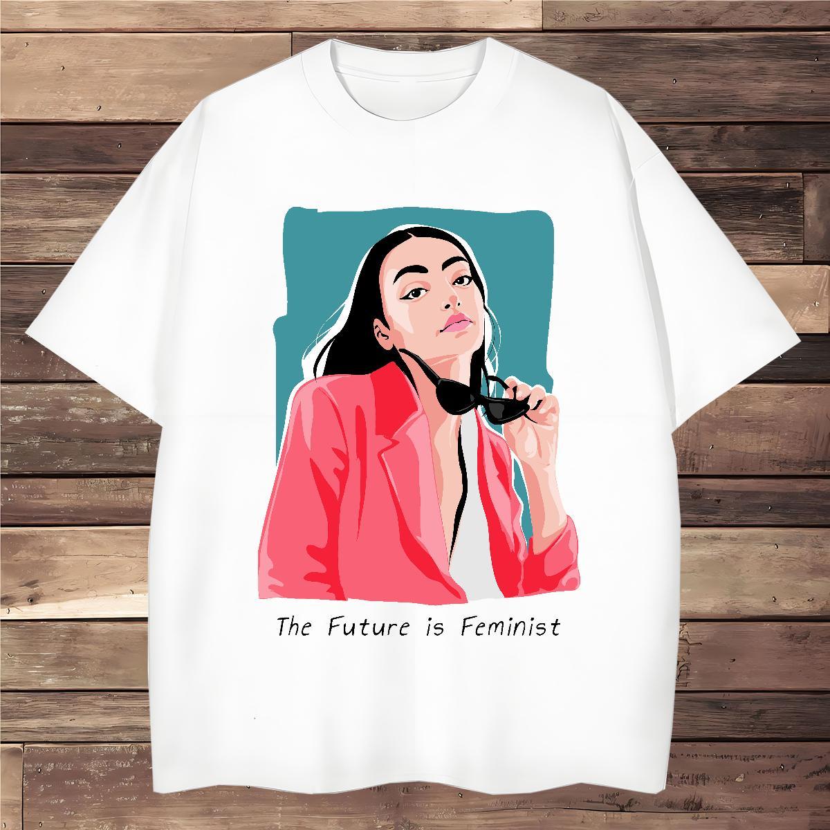 T shirt 230g 100% Cotton women Street Wear Breathable Short Sleeve DIY Printed Men Tshirts Customized Cool Tops Tees