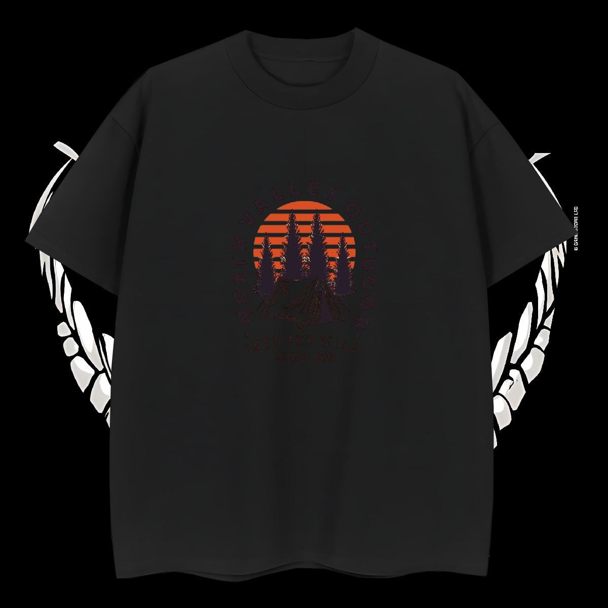 Stylist T Shirt For Man 230g 100% Cotton tree Beach Clothings Crew Neck Breathable Wholesale Men Tops Tees DIY Logo Oversized