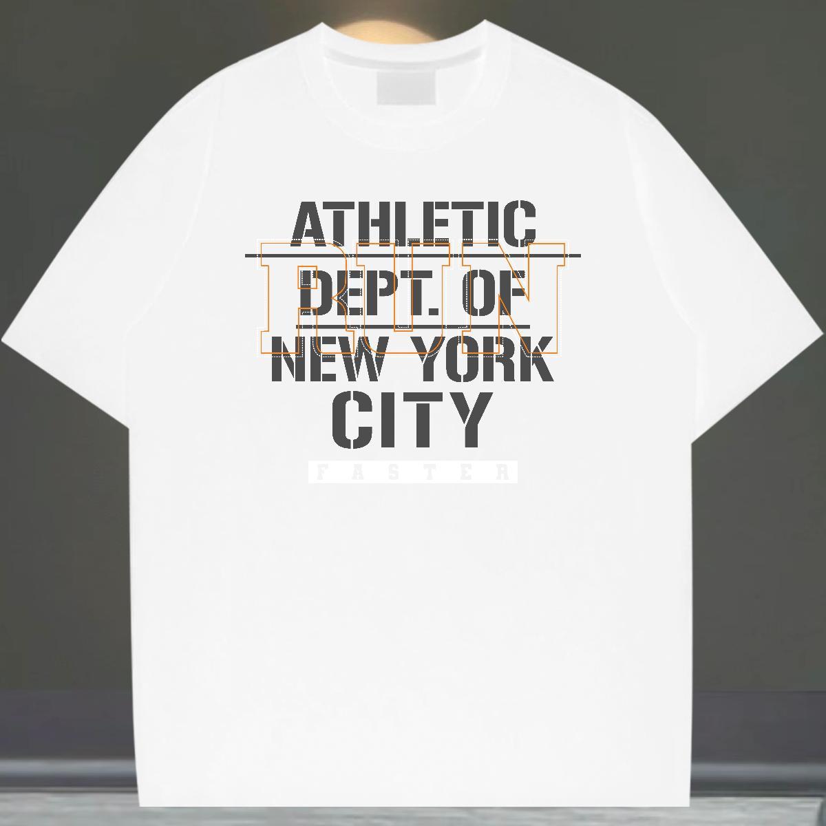 Popular Men Tees 100% Cotton 230g High Street Hip Hop letter DIY Short Sleeve Soft Casual New Men T Shirts Tops