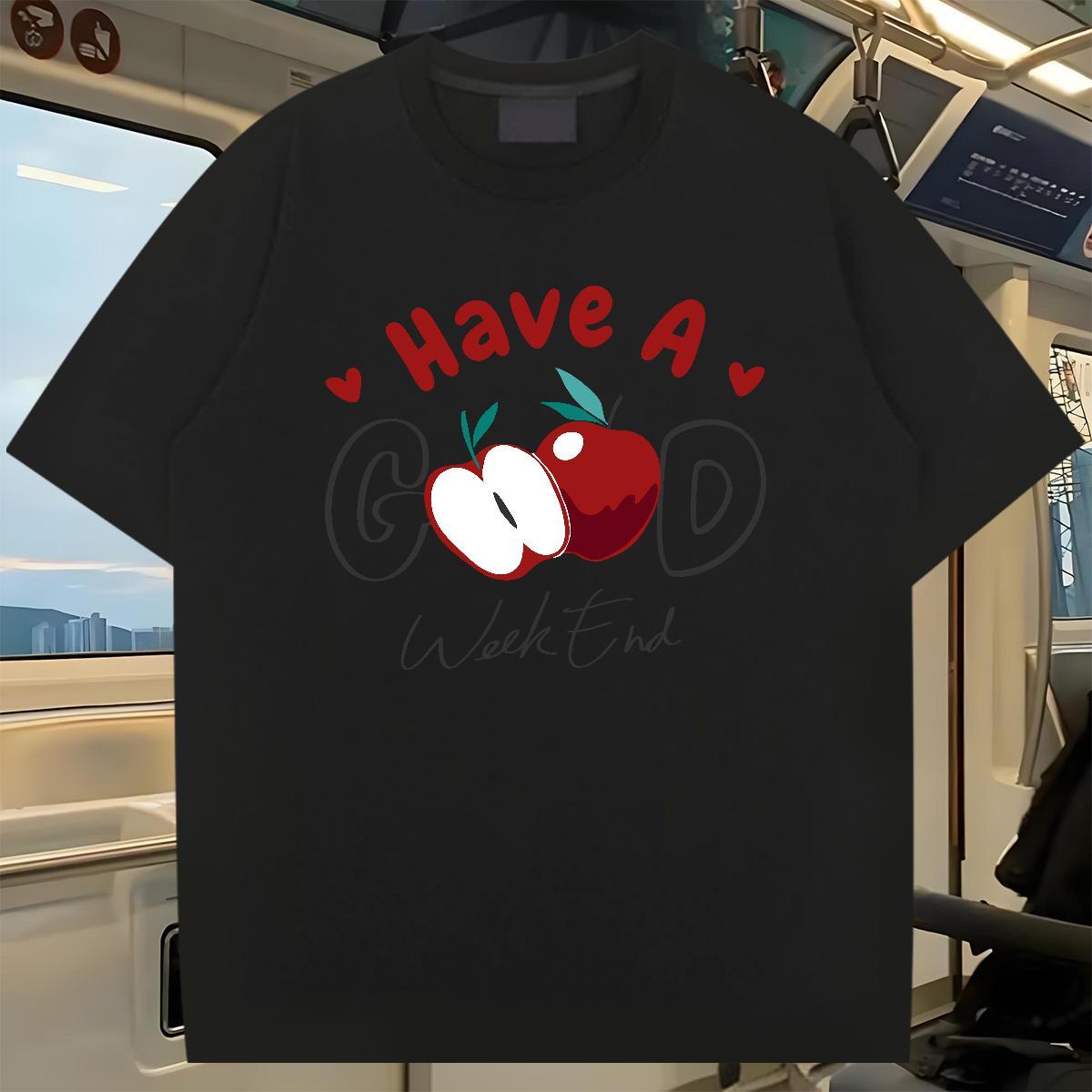 Stylist T Shirt For Man 230g Cotton flower Sports Casual Tops Tees Crew Neck Soft Men Tshirts Plus Size Custom