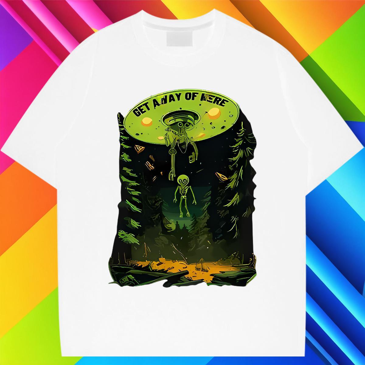 Popular Tshirt for Man Woman 230g Pure Cotton Daily Wear ET Anime O Neck Short Sleeves Customized T-Shirts for Men Clothings