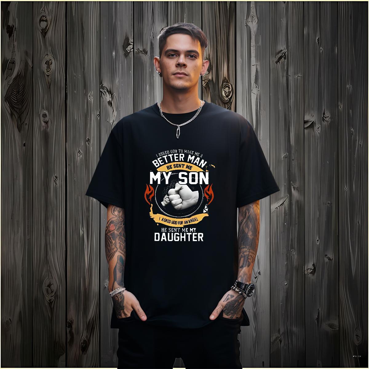 T Shirt For Man 230g Cotton hands Street Wear Pure Cotton Custom Anime Men Tops Tees New Cool Design Clothings