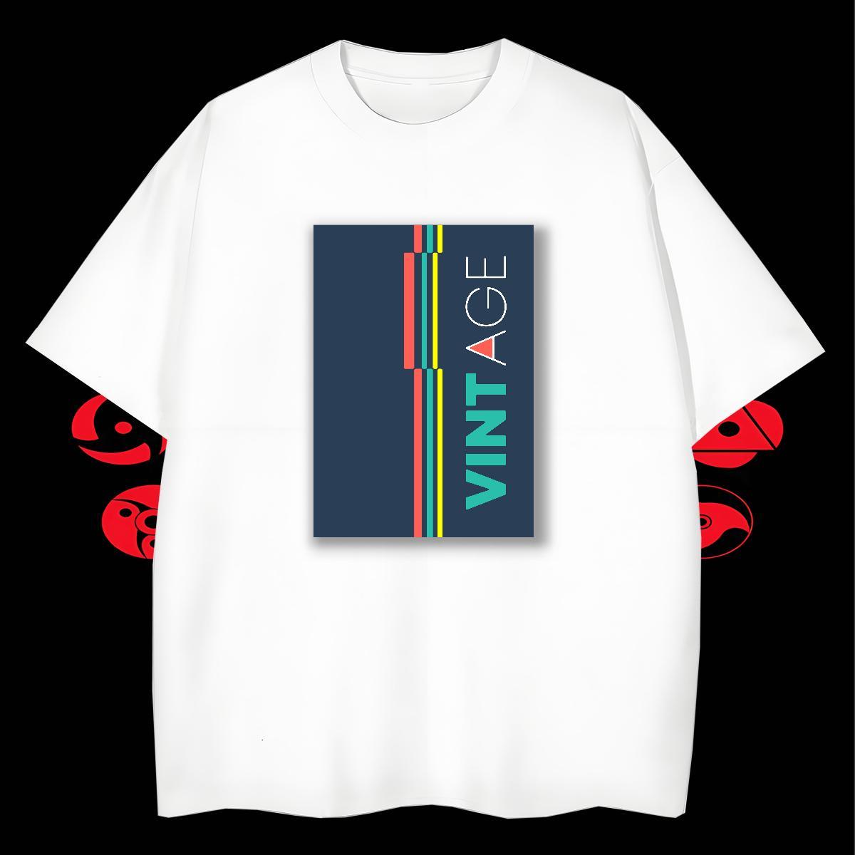 Popular Men Clothes T-Shirt 230g Pure Cotton Street letter DIY Logo Oversized Breathable Crew Neck 2024 Summer T Shirt For Man Tee Shirt