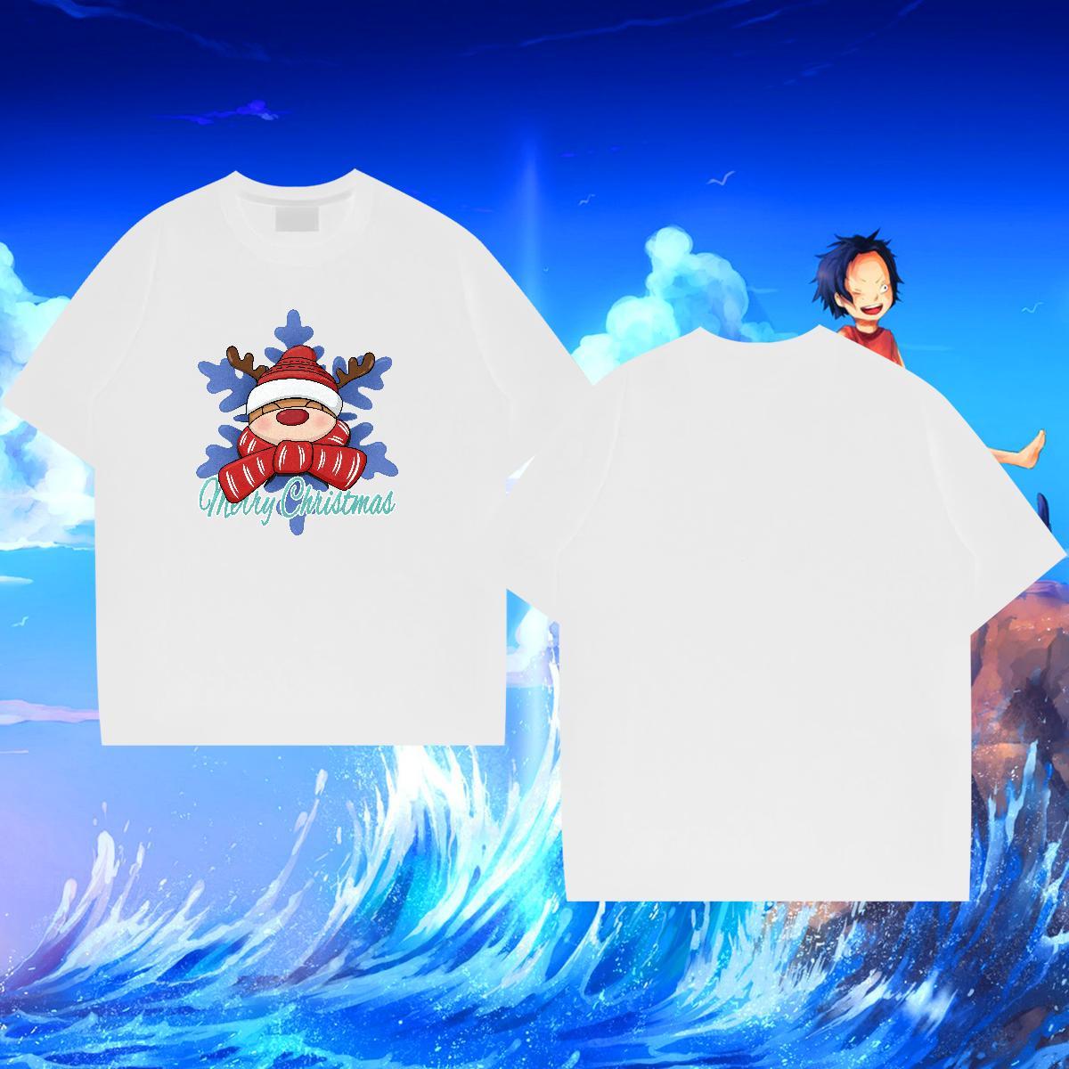 Brand Man T Shirts 230g 100% Cotton Christmas Casual Beach Tee Shirt Crew Neck Designer Men Tshirts Custom Print Oversized