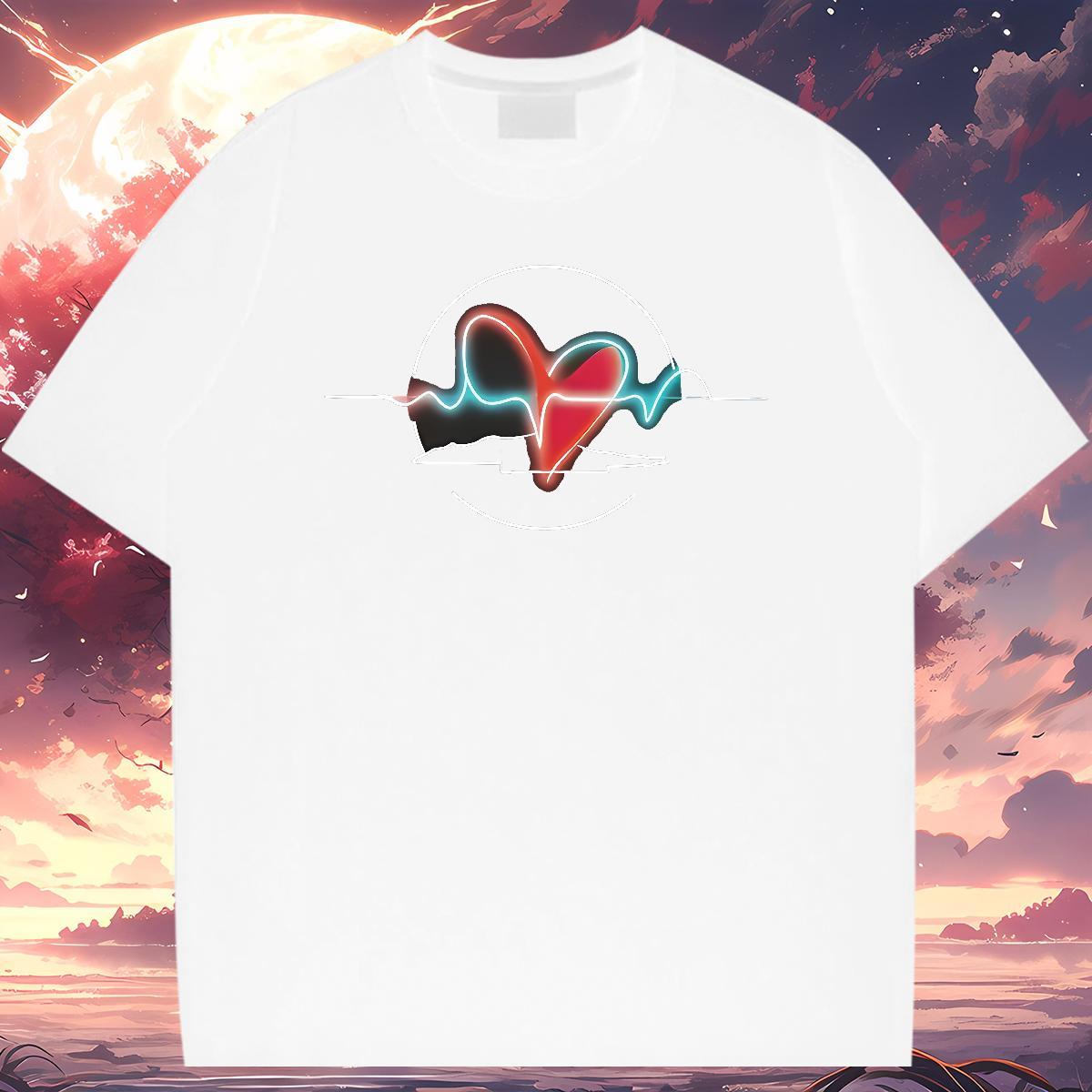 T Shirts Men 230g Cotton Painting Street wear Hip Hop Breathable Soft Custom Anime Tshirts New Arrival Wholesale Clothes