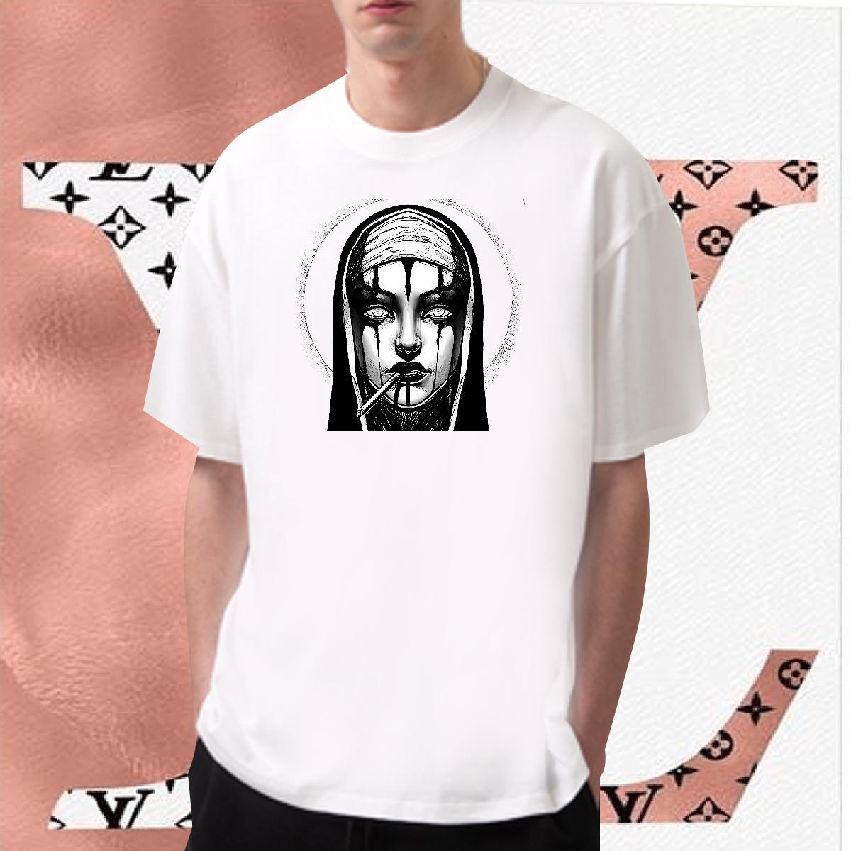 T Shirt For Man 230g 100% Cotton nun Street Casual Short Sleeve Soft Oversized 3XL 4XL Couples T Shirts 2024 Designer Wholesale Top Tees