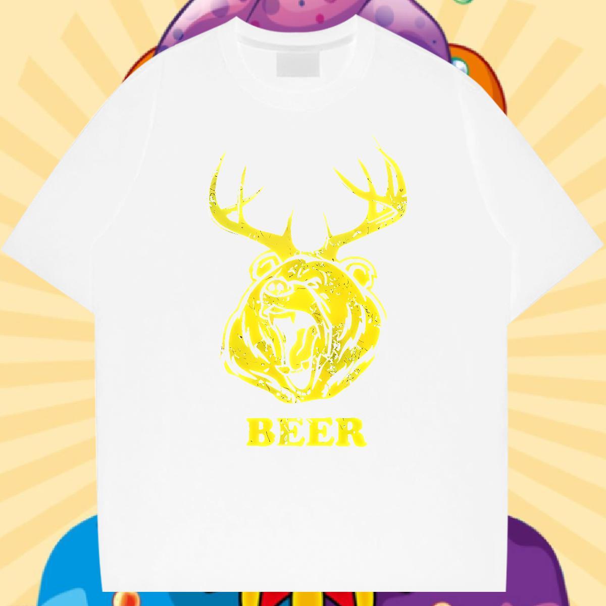 2024 DIY Men T Shirts 100% Cotton 230g lion Sport Tee Shirt O-Neck Short Sleeve Designer Couples T Shirts Custom Cartoon