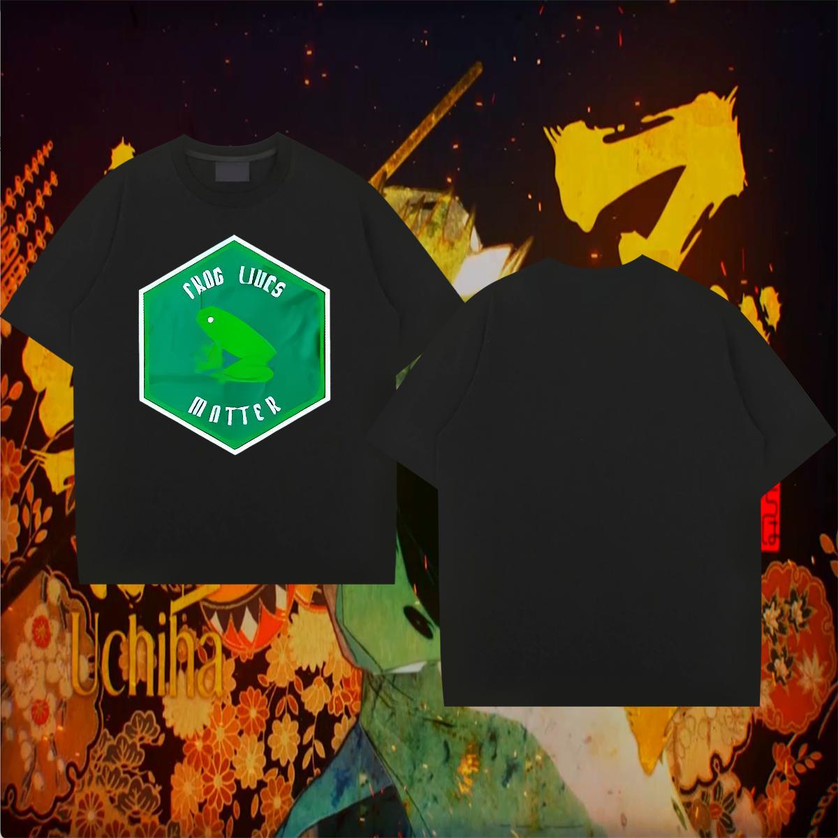 2024 Designer Man T Shirts 100% Cotton 230g Frog Street Wear Tees Breathable Soft Couples T Shirts Asian Size