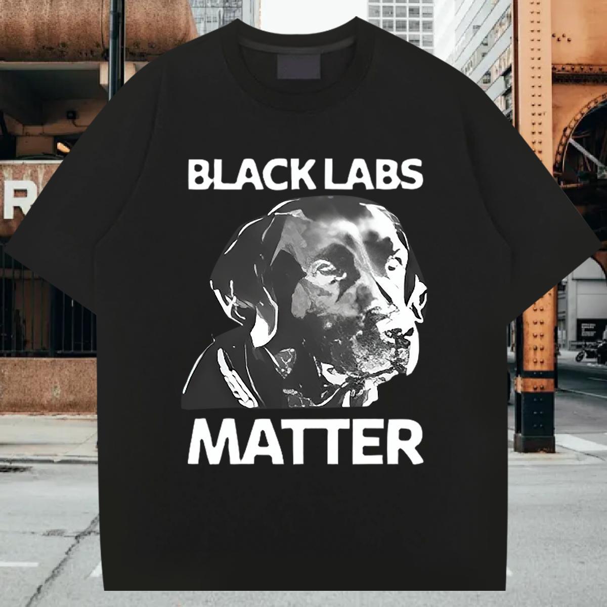 T-Shirts for Men 230g Cotton dog Street Round Neck Short Sleeve Cartoon Printing L-4XL Mens Tshirts 2024 Summer Designer Tops