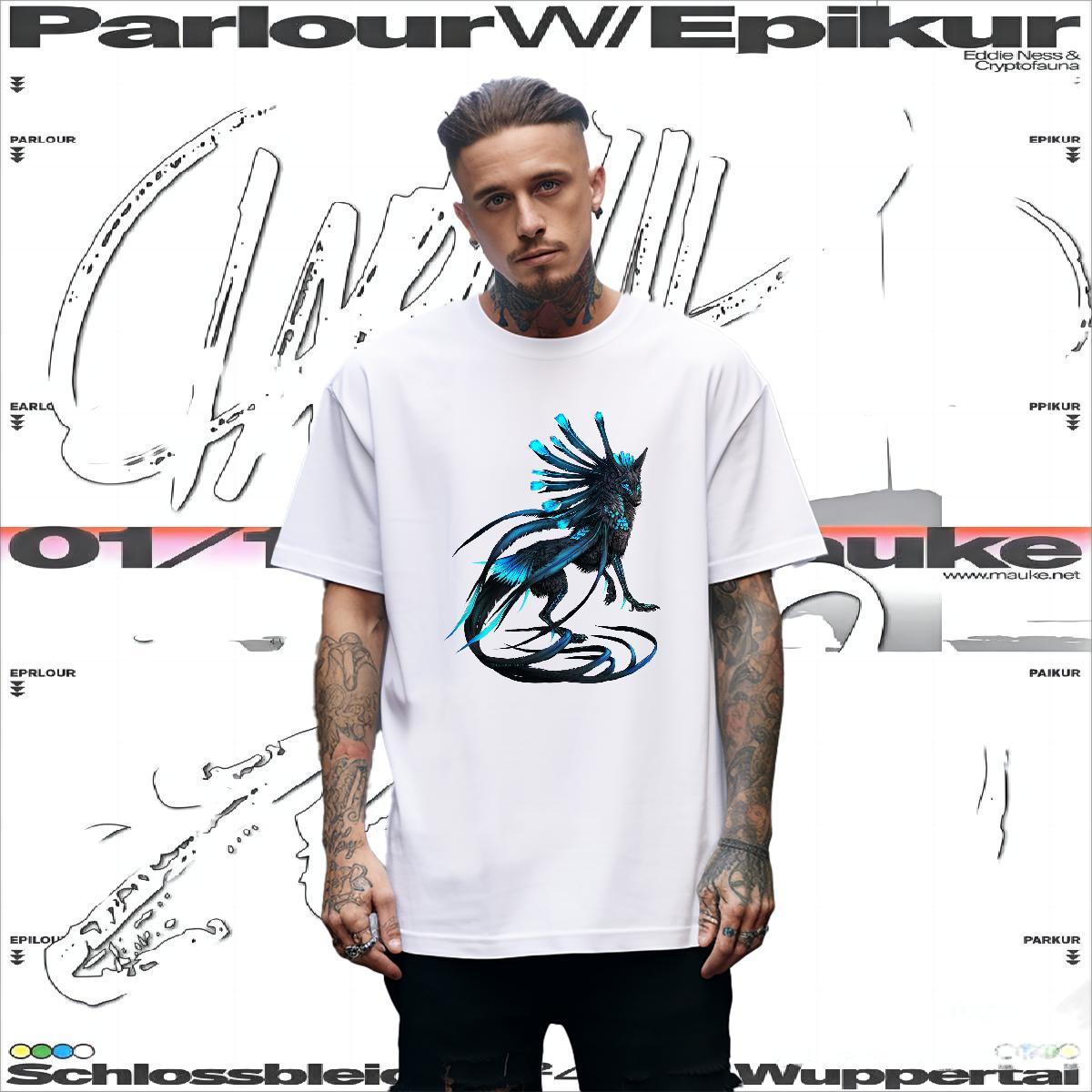 DIY Customized Men T Shirts 100% Cotton 230g wolf Spring Summer Clothes Breathable Short Sleeve Comfortable Men Clothes T-Shirt DIY Anime