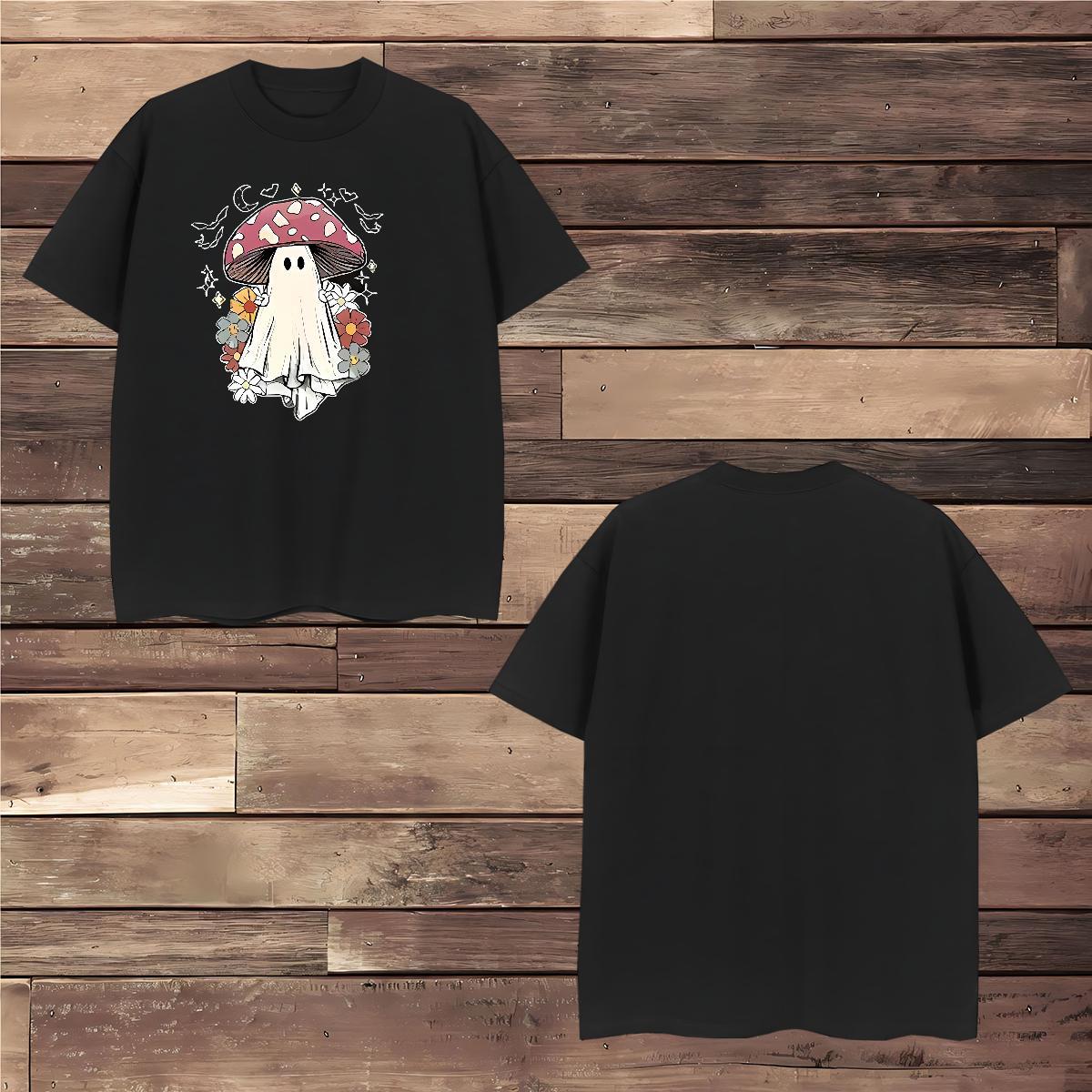 Free Shipping Tshirt for Man Woman 100% Cotton 230g monster T Shirts Men Daily Outfit Crew Neck Breathable Cartoon Print Stylist Tops Tees