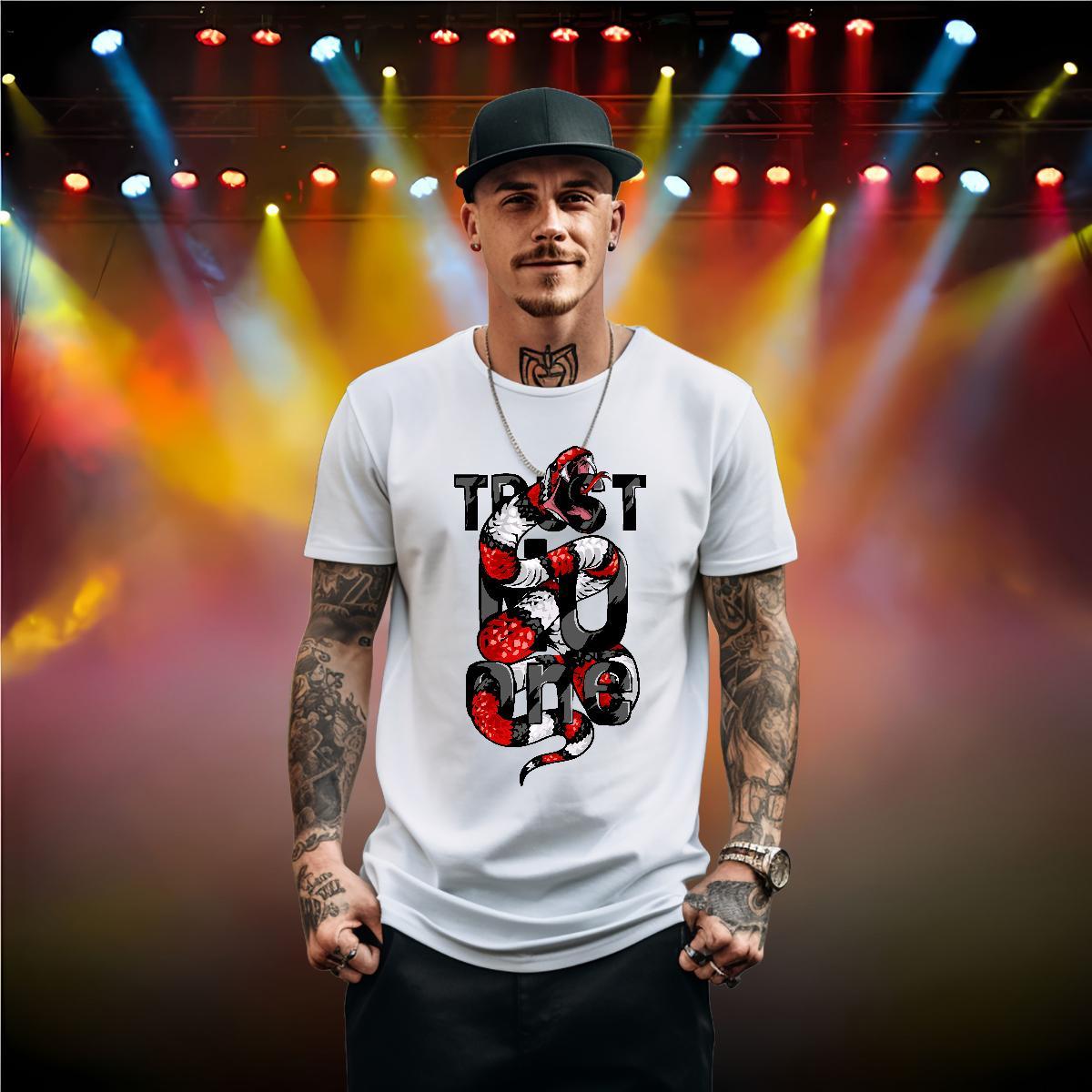 Factory Direct T-Shirts 230g Cotton snake Daily Outfit Wear Pure Cotton Loose Fit Men Clothes T-Shirt Custom Print Oversized