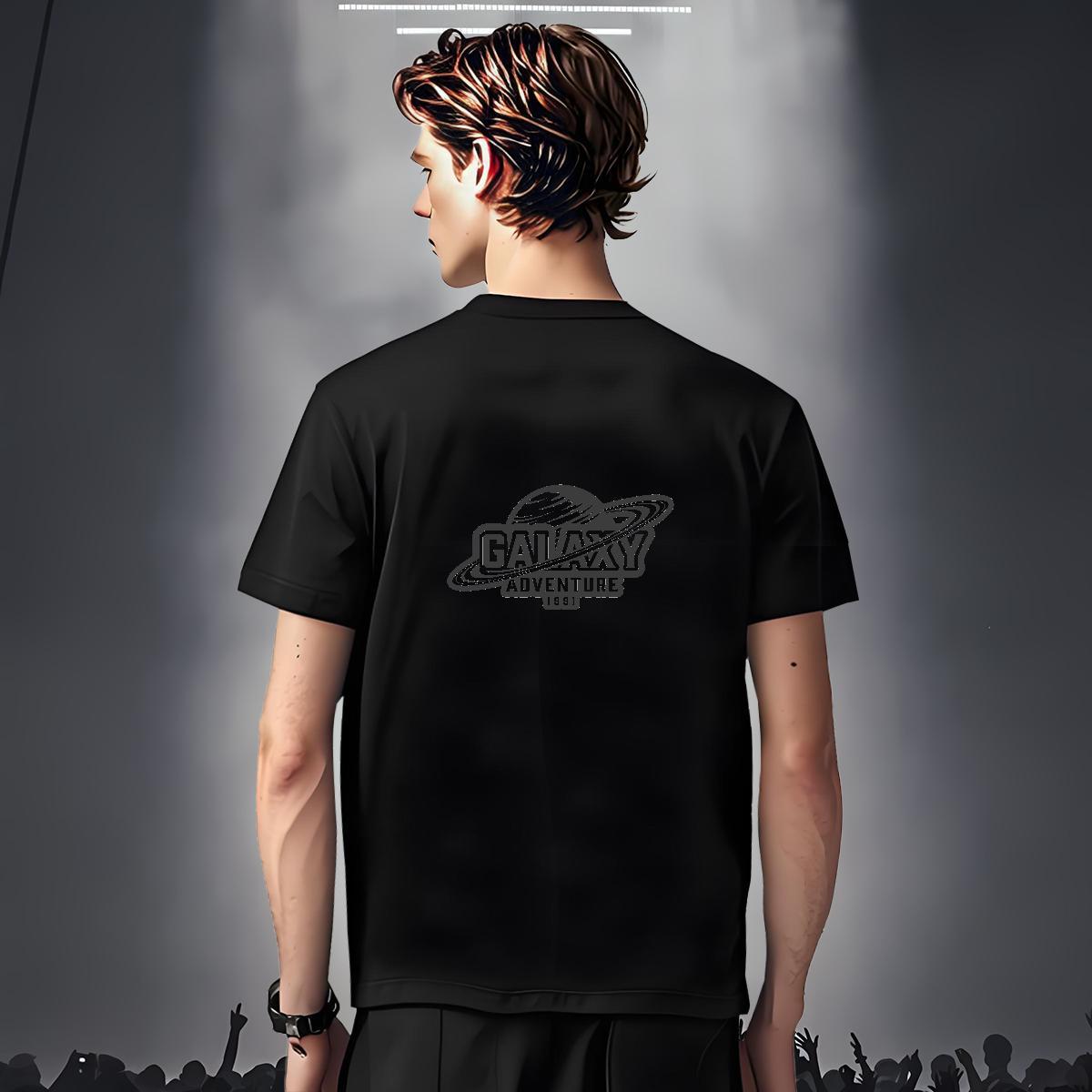 Mens T Shirts 230g Pure Cotton universe Beach Breathable Crew Neck Custom Anime Couples T Shirts 2024 Designer TOP Quality Tops